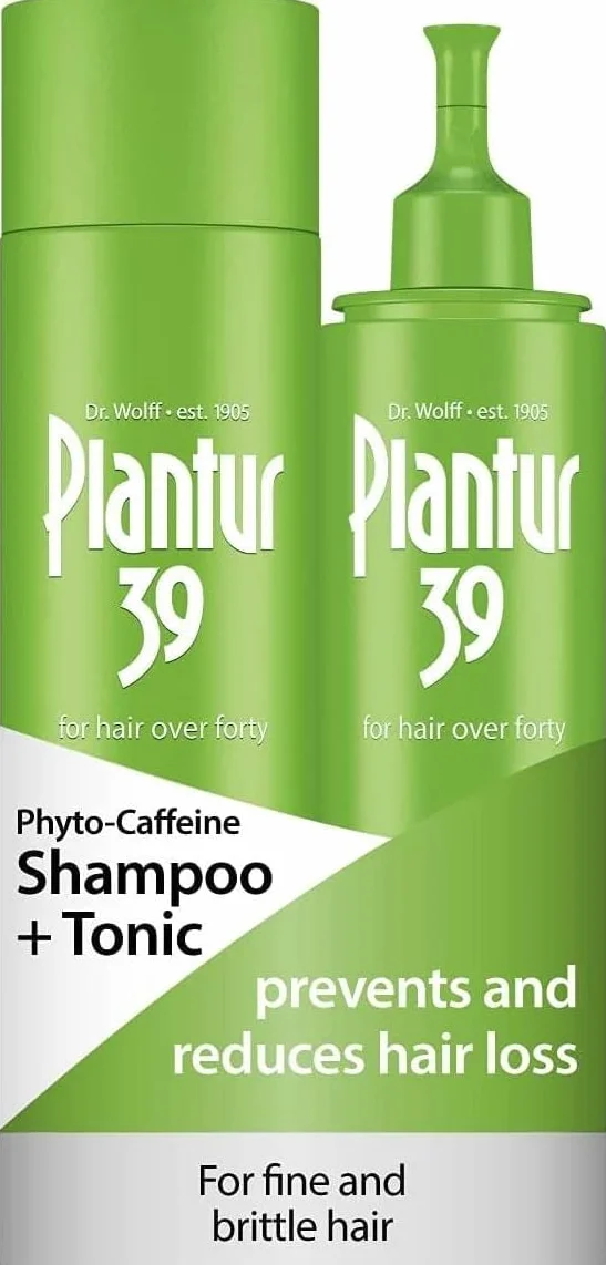 Plantur 39 Shampoo Cafeína 250 ml y Tonico 200 ml Tratamiento Anticaida Cabello Mujer