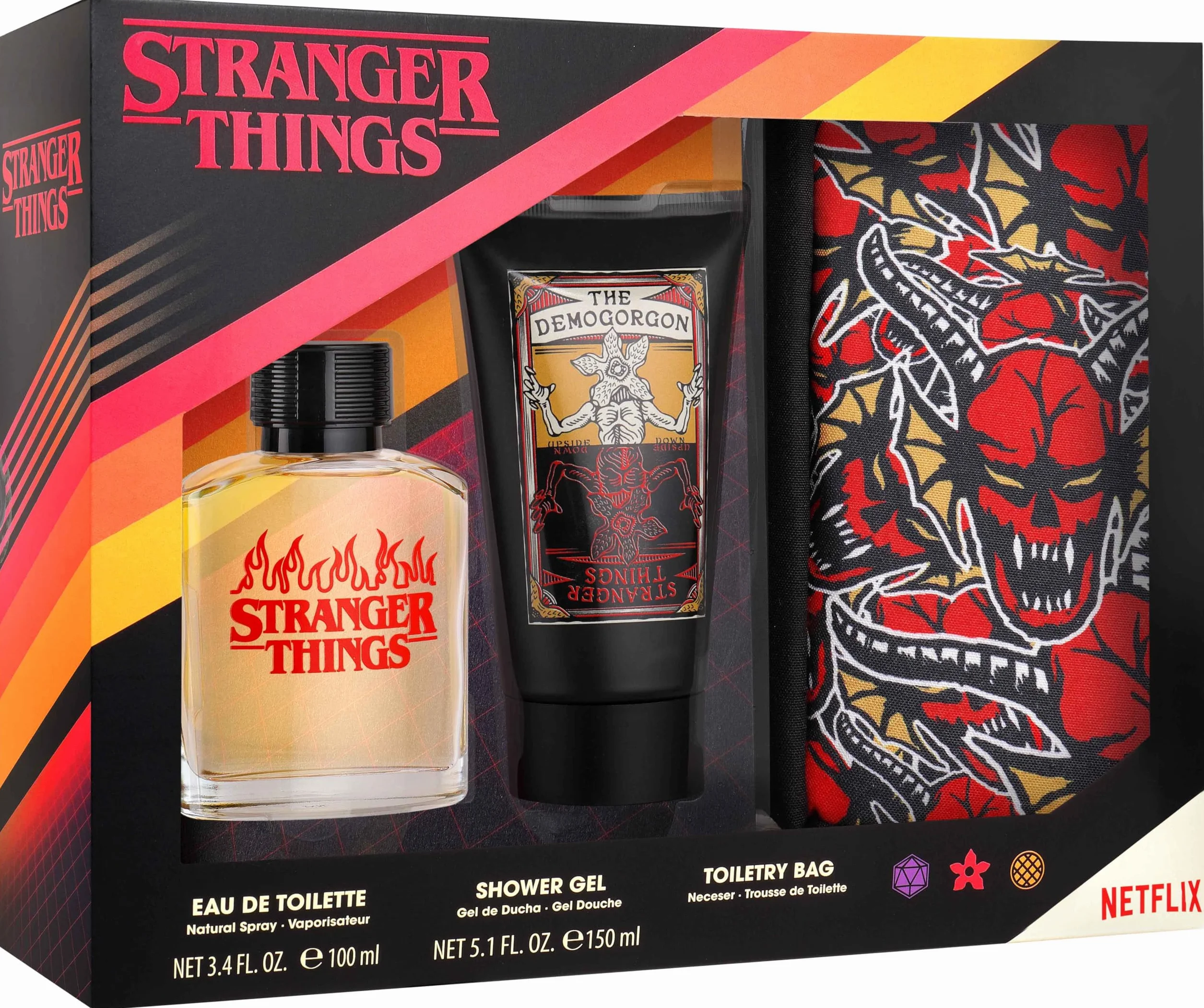 Stranger Things Estuche EDT 100 ml Gel de Ducha 150 ml Neceser