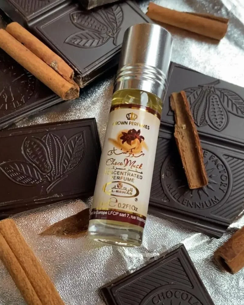 Al Rehab Chocolate Almizcle Aceite de Perfume 6x 6ml