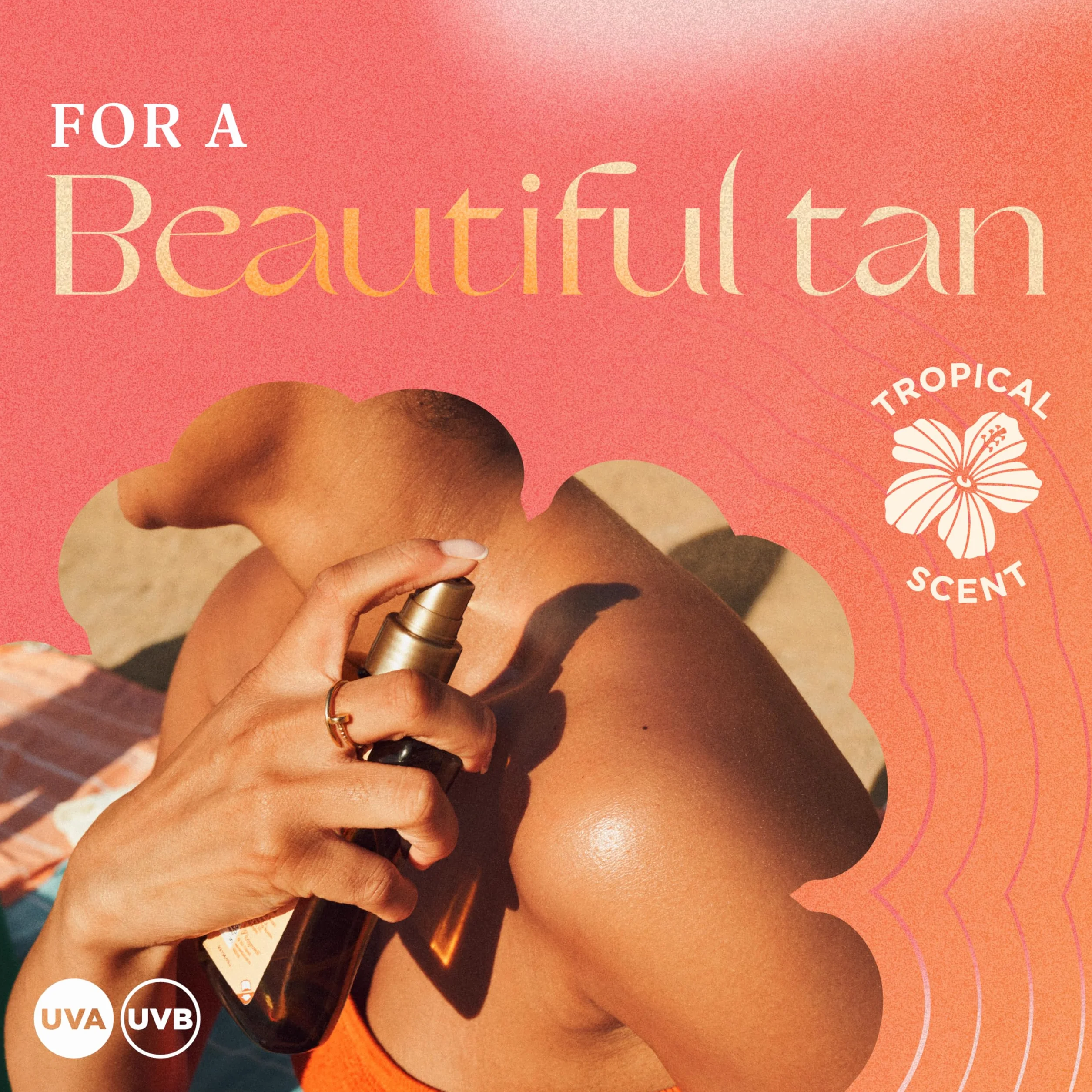 Hawaiian Tropic Aceite Solar SPF 20 Glowing Oil Bronceador Spray Coco Argán 200 ml