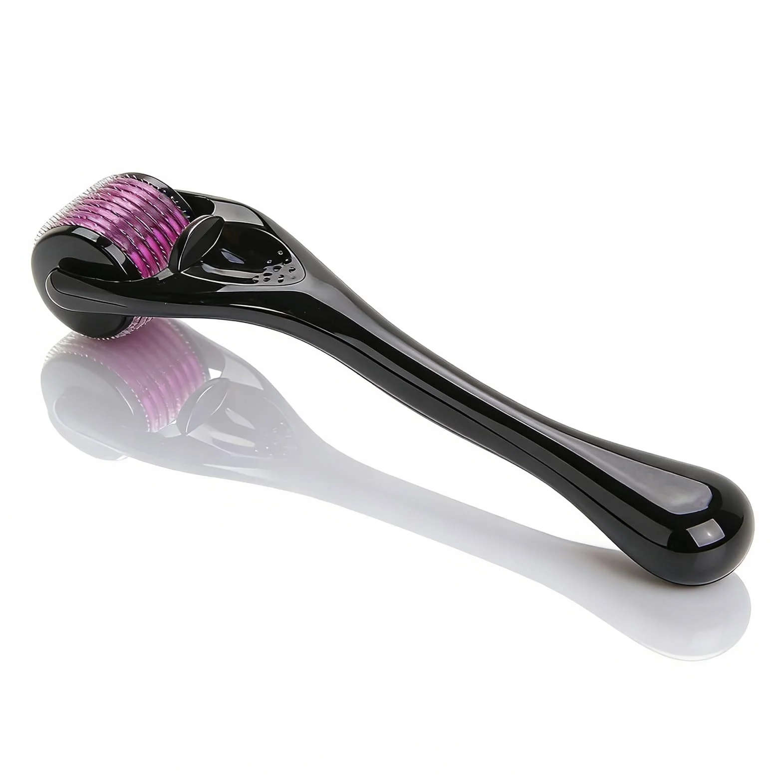 Microneedling Derma Roller 0,5 mm 540 Agujas de Titanio para Rostro Barba y Cabello