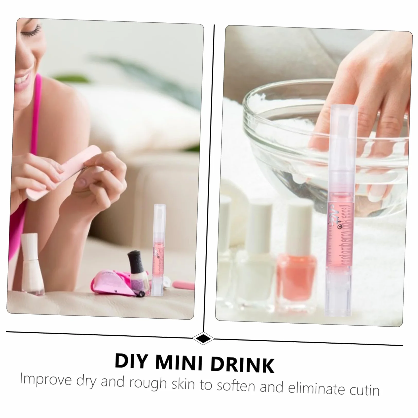 Ipetboom 24piezas Esencial Para Uñas y Cutículas Bolígrafos De Nutriente Para Reparar y Revitalizar Uñas Para Uso Personal o Salones De Belleza