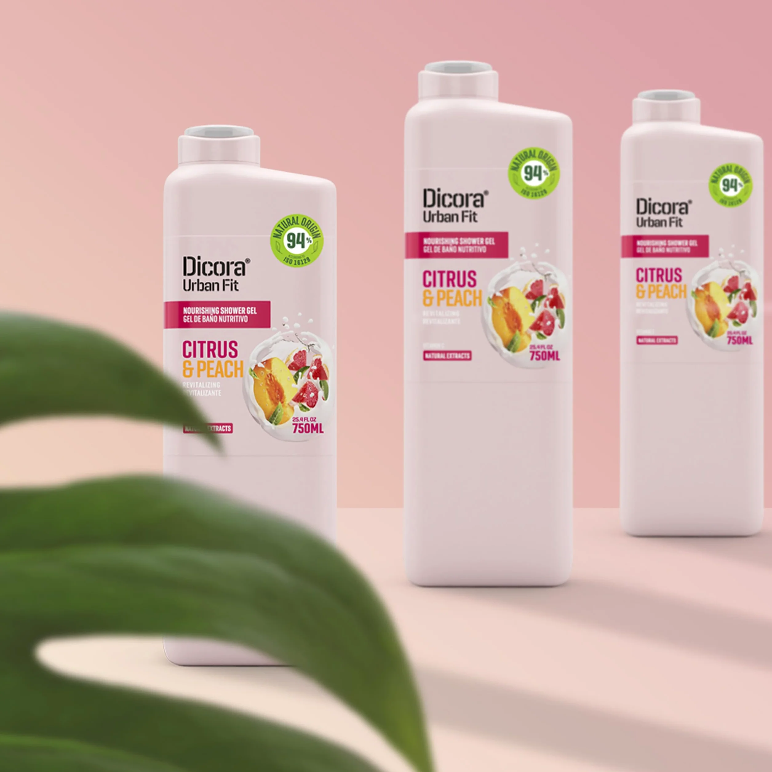 Dicora Gel de Baño Vitamina C Citrus & Peach 750 ml