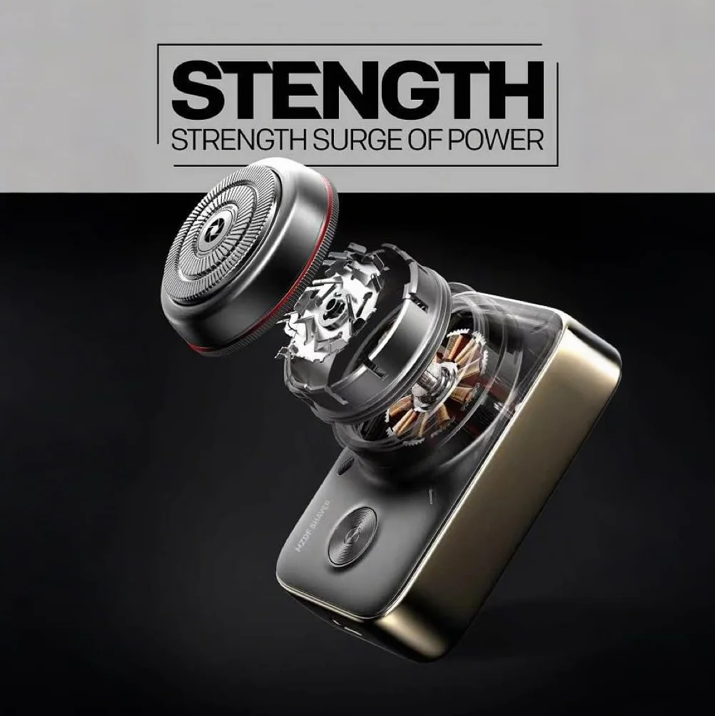 Skyworth Metz Camerist Máquina Afeitar Eléctrica Hombre IPX7 7000 RPM Cuerpo Aleación Zinc Autonomía 60 min Carga Rápida 1h USB-C