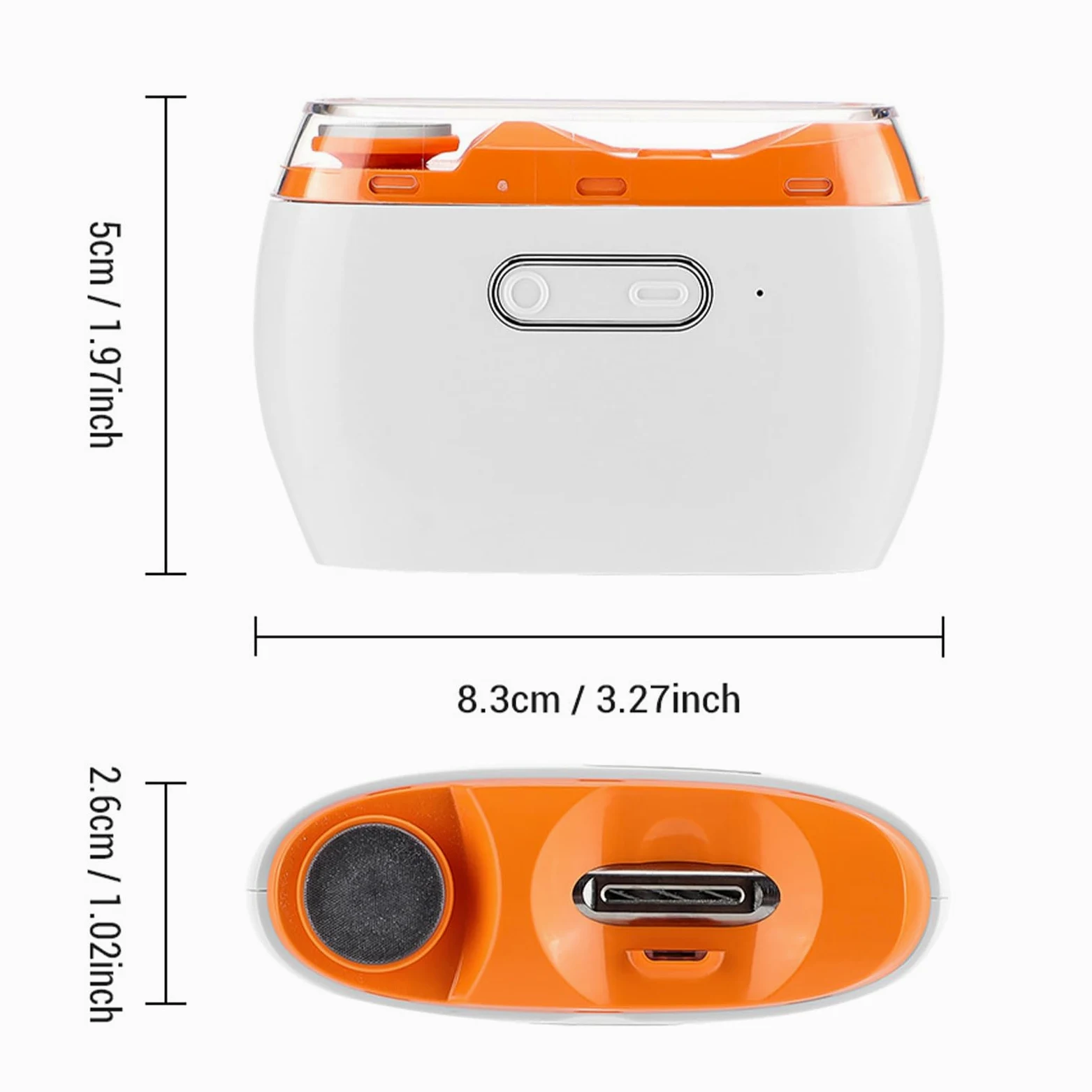 Cortauñas Automático Herramienta de Manicura Recargable | Cortauñas Eléctrico para Personas Mayores Para Casa, Salón, Viaje, Dormitorio, Viaje por Carretera, Desplazamientos y