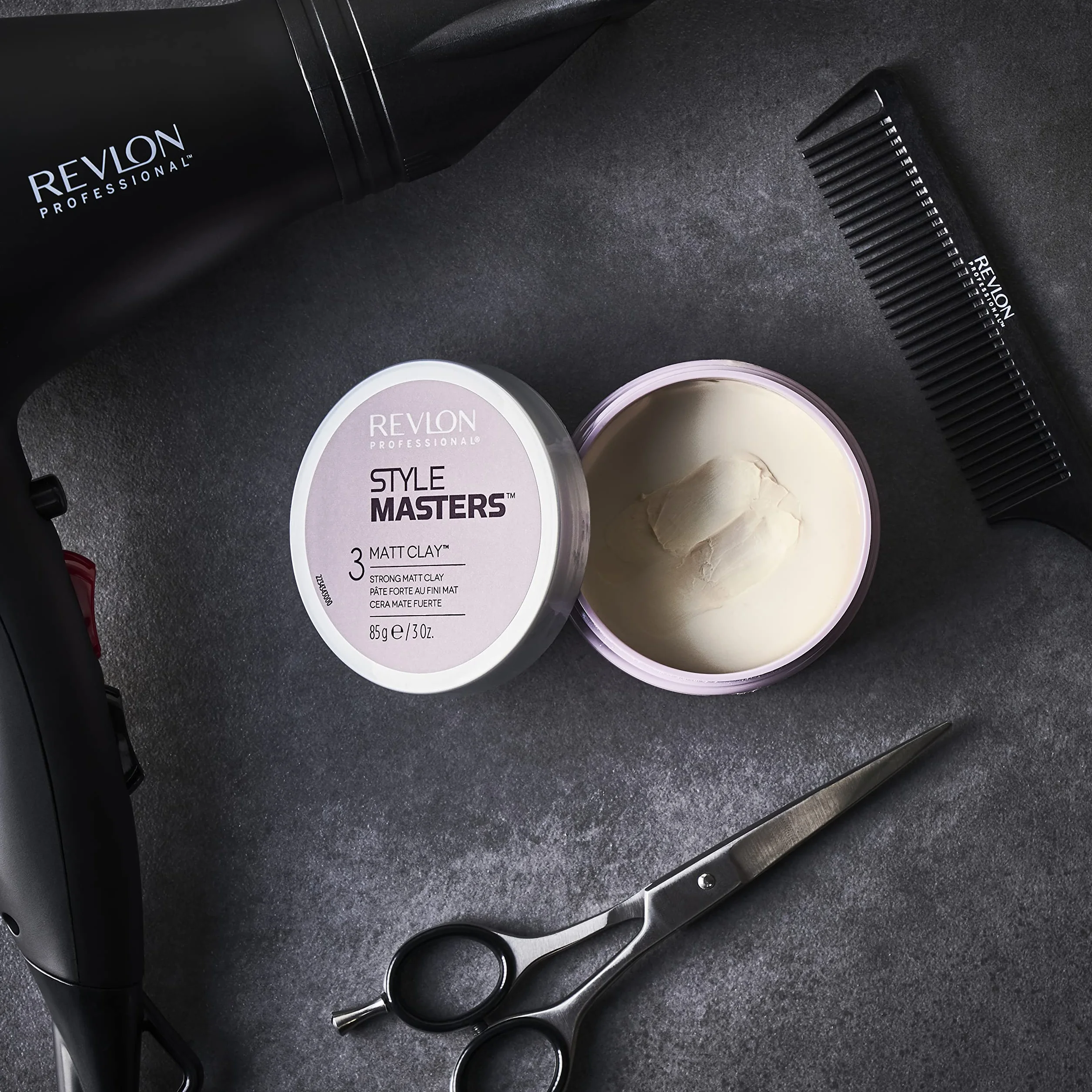 REVLON PROFESSIONAL Style Masters Matt Clay Cera de Fijación Fuerte 85g