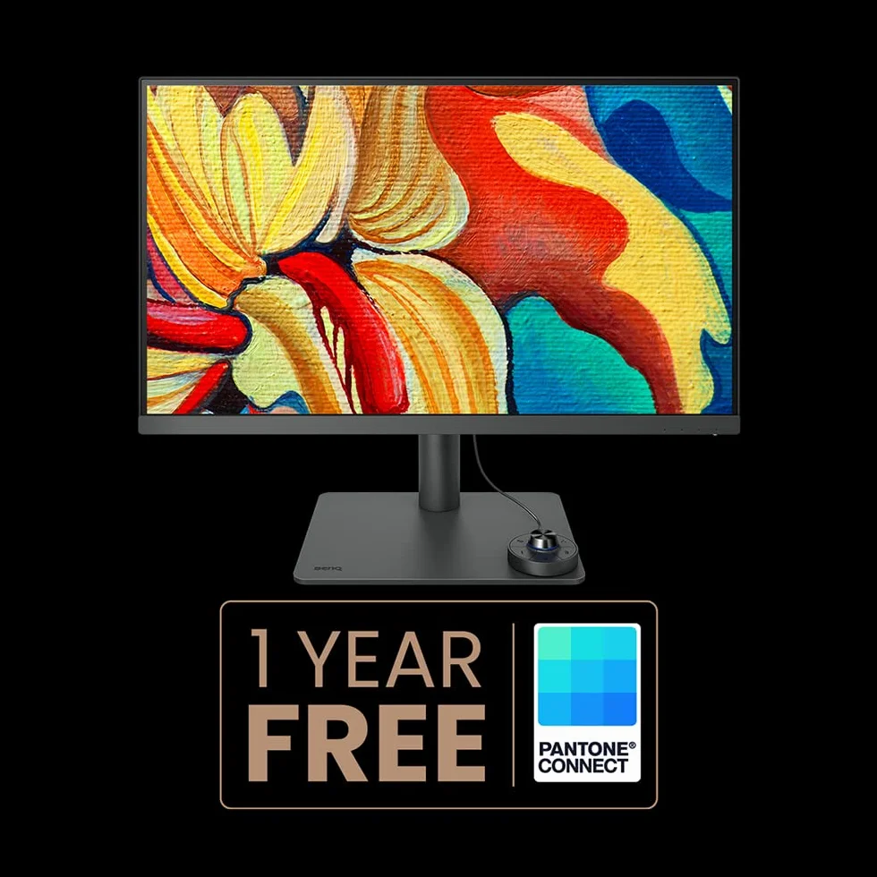BenQ PD2705U Monitor 27" 4K UHD IPS AQCOLOR P3 USB-C DP HDMI KVM Altura Ajustable