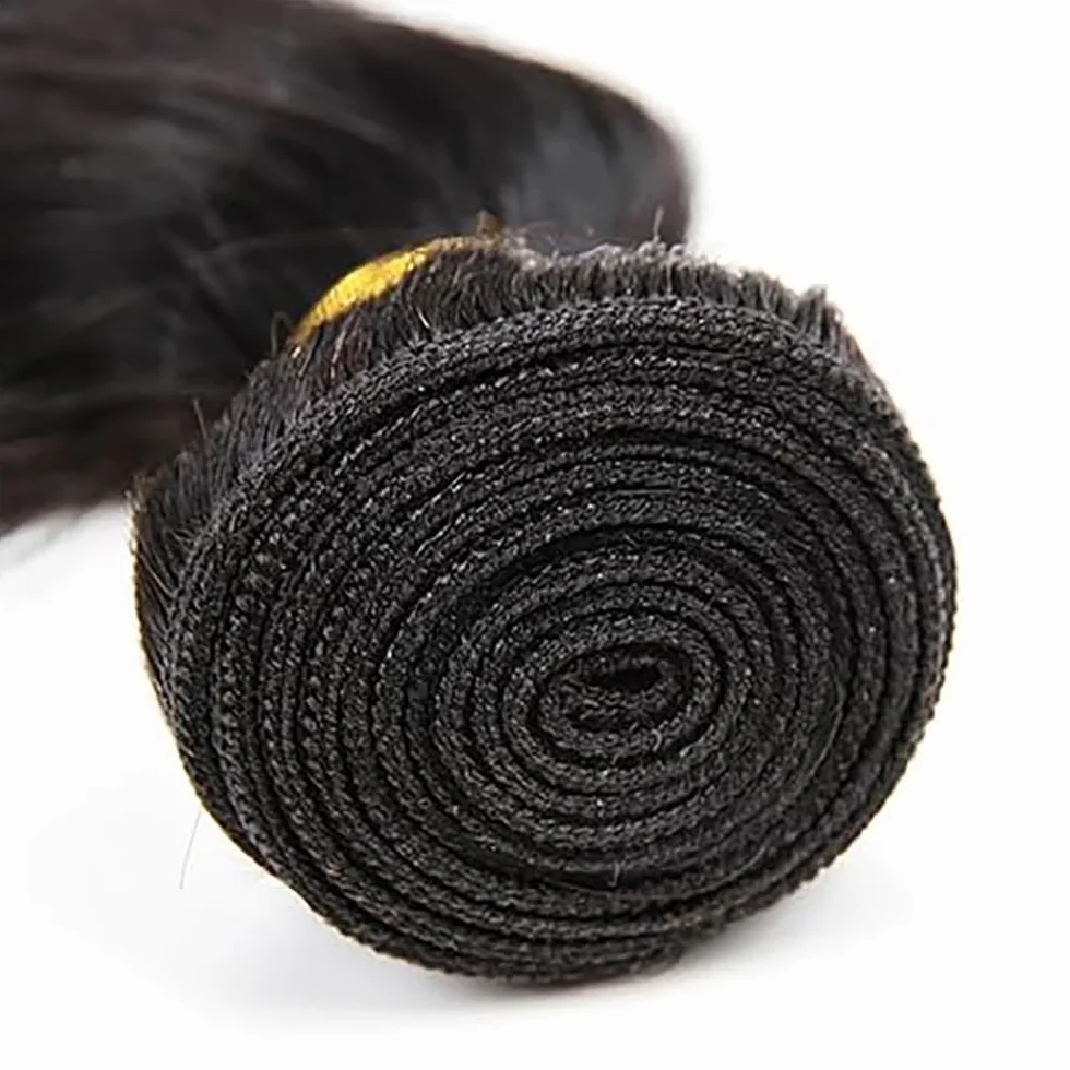 2Shoaiye 50g #1B ST paquetes de cabello humano 34 pulgadas