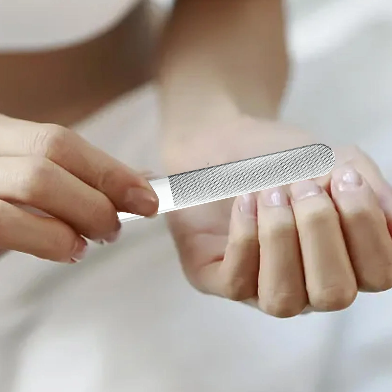 Cortaúñas de acero inoxidable plegables para uñas gruesas