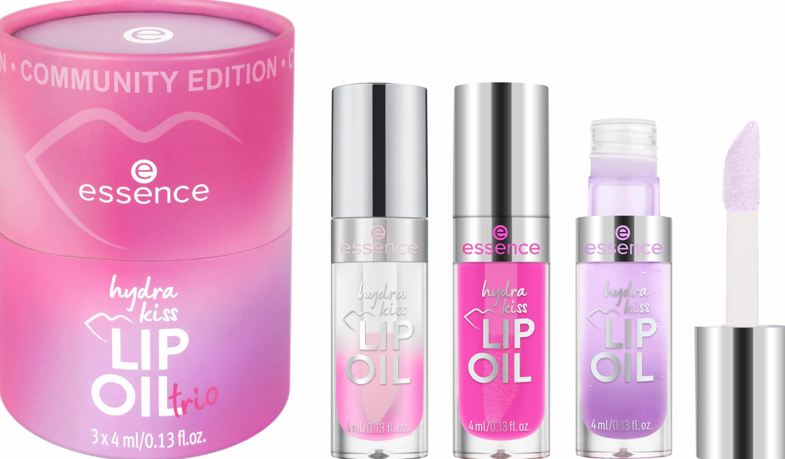 essence hydra kiss LIP OIL trio 12ml