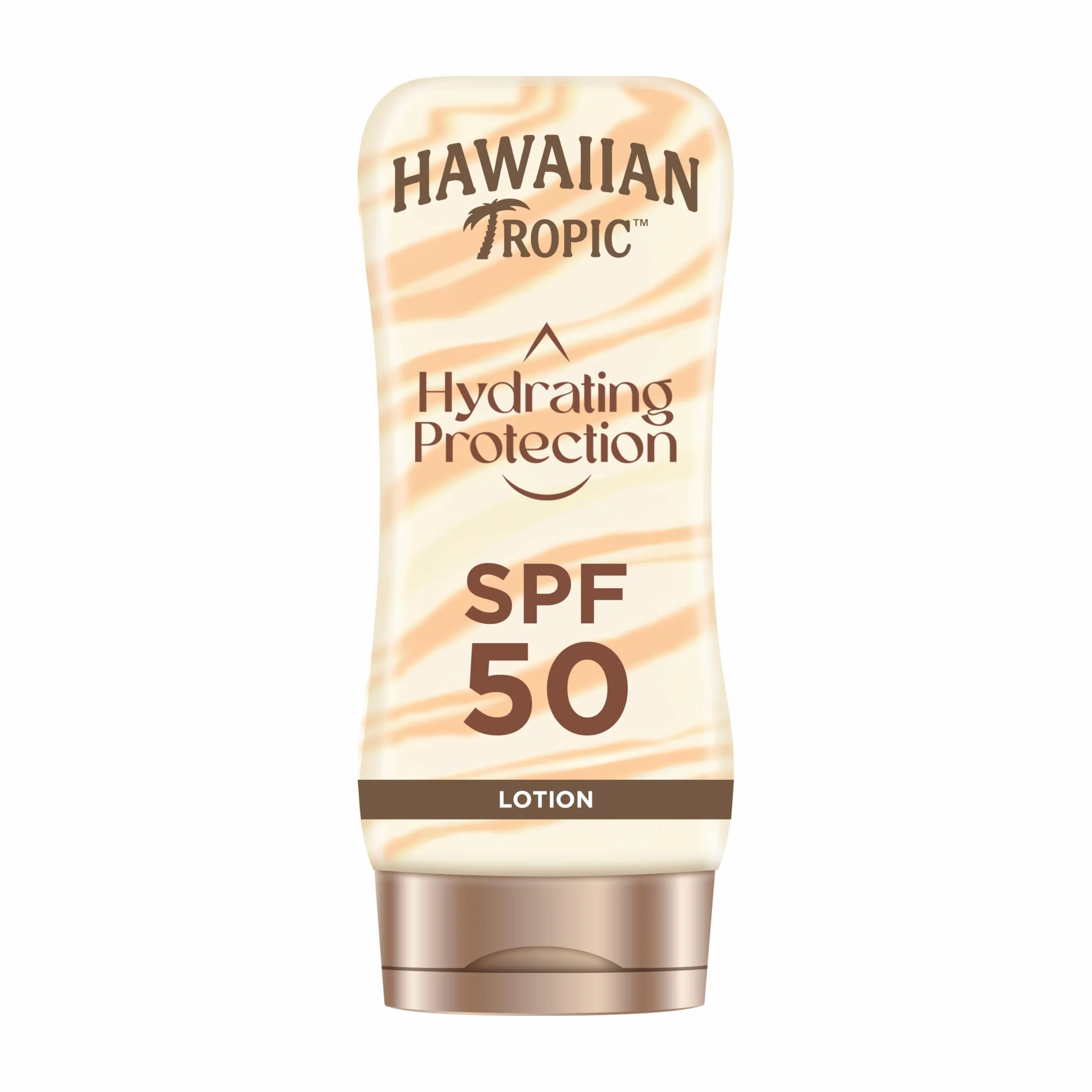 Hawaiian Tropic Hydrating Protection SPF 50 Loción Solar Protectora Resistente al Agua 12 Horas