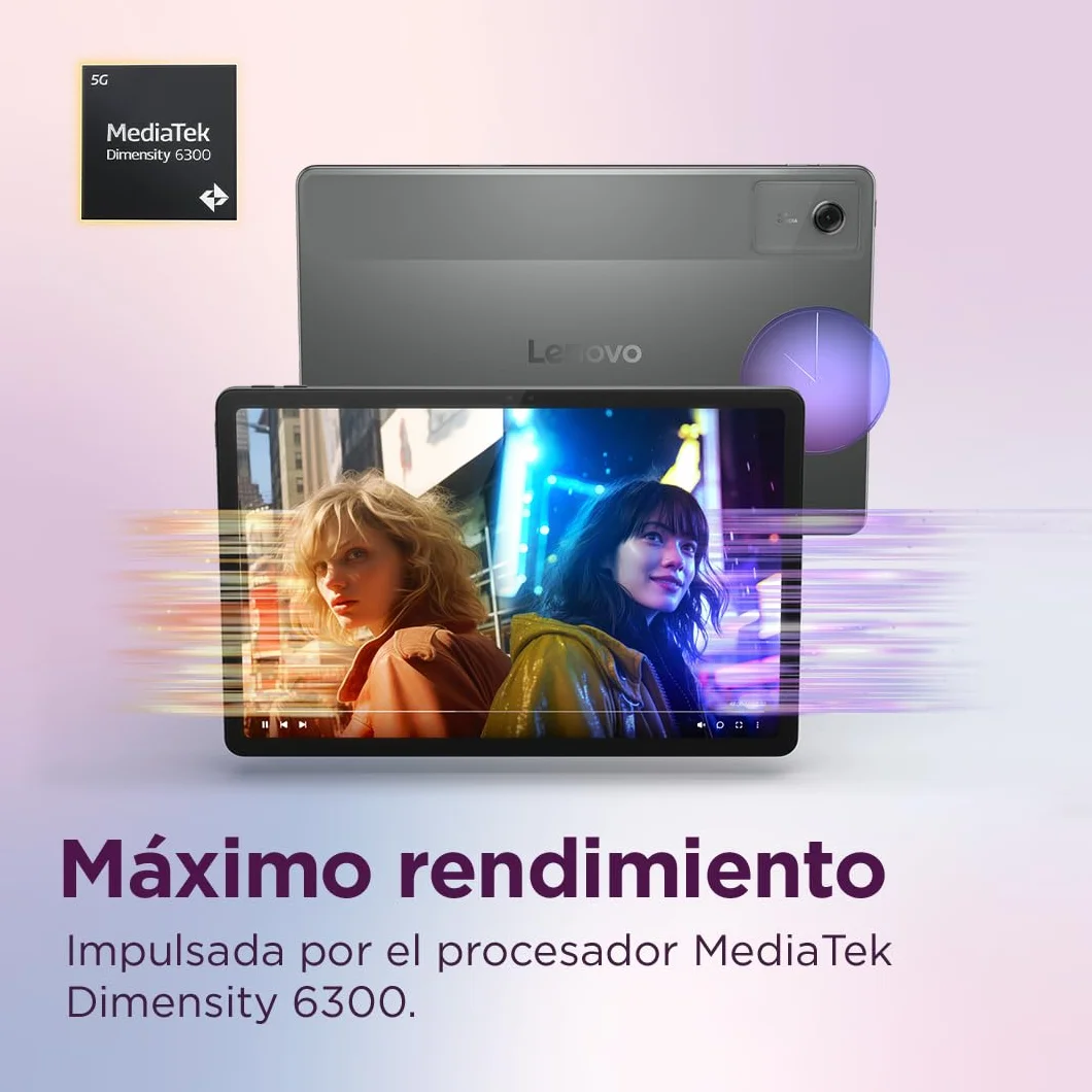 Lenovo Idea Tab 11" 2.5K Tablet 8GB RAM 128GB UFS MediaTek Dimensity 6300 Gris