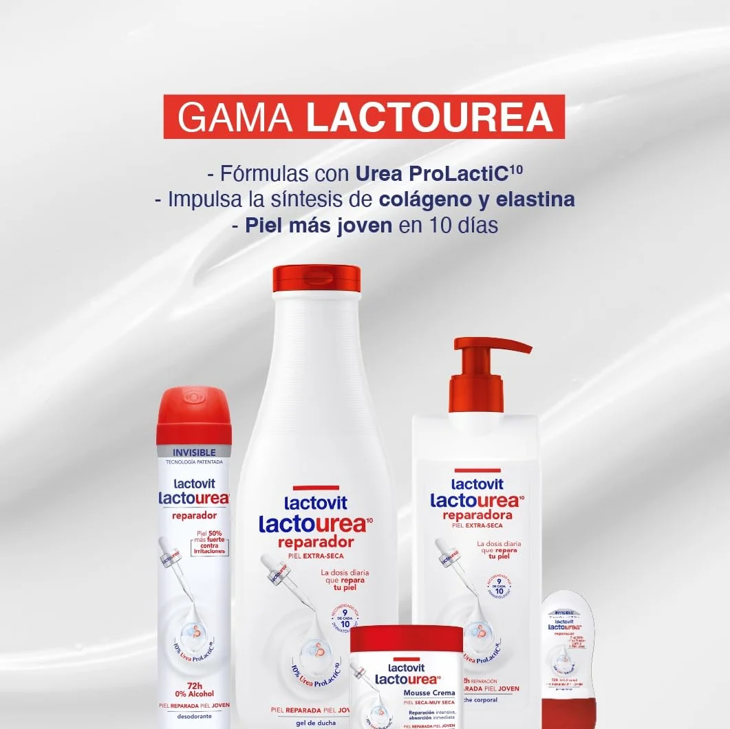 Lactovit Gel de Ducha Reparador Lactourea para Piel Muy Seca 550 ml