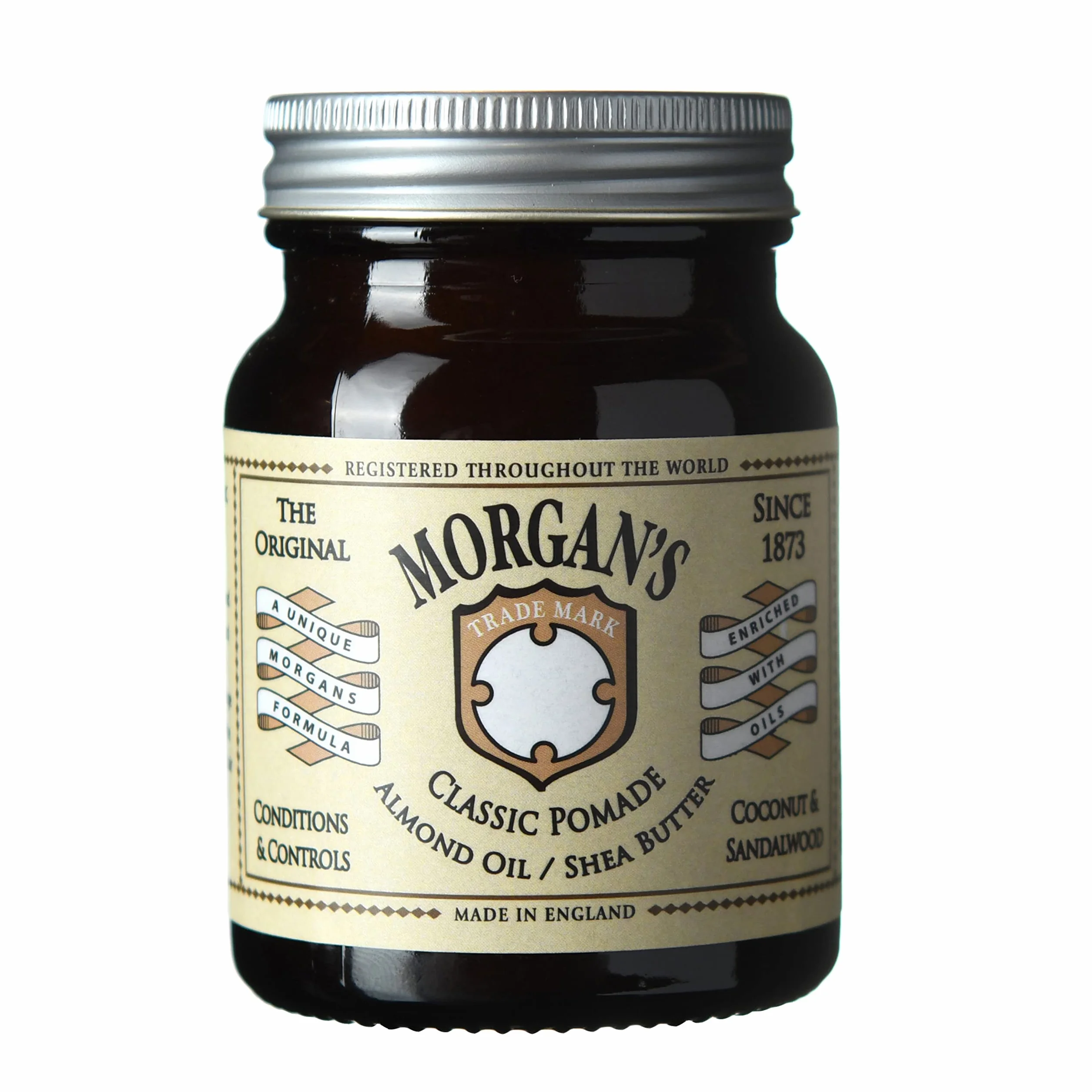 MORGAN'S CLASSIC POMADE WITH ALMOND OIL AND SHEA BUTTER 100GR