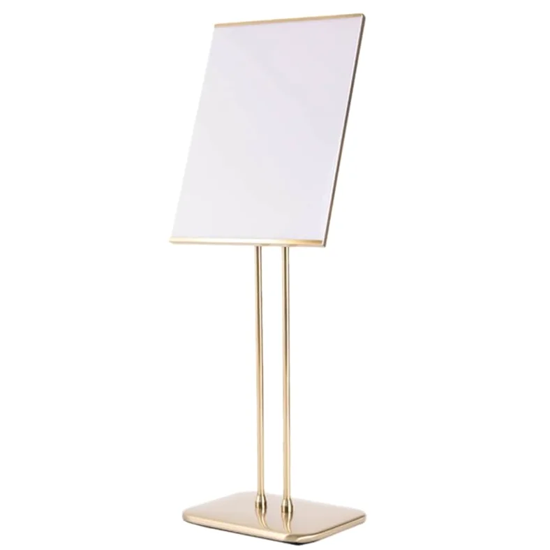 XPLKQXE Soporte Para Carteles Y Avisos, Pie Soporte Para Pósteres, Portátil Para Exteriores Señalización Con Base Pesada Pie Para Bodas Para Restaurantes(Gold,40x32x130cm/4pcs)
