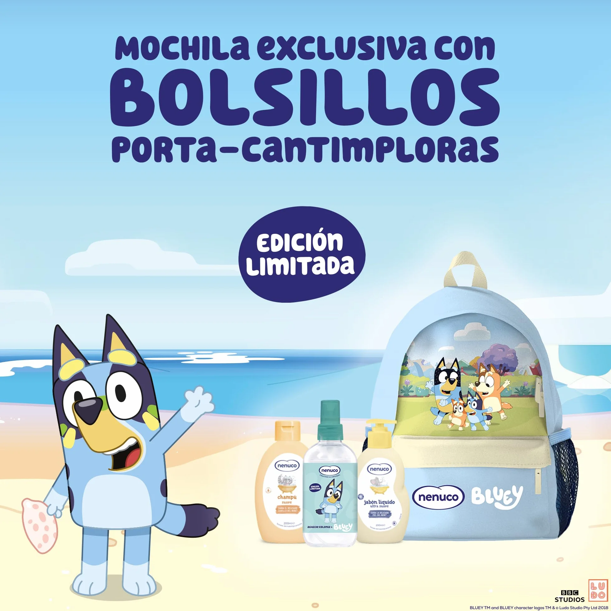 Nenuco Agua de Colonia Fragancia Original Bluey Spray 240 ml