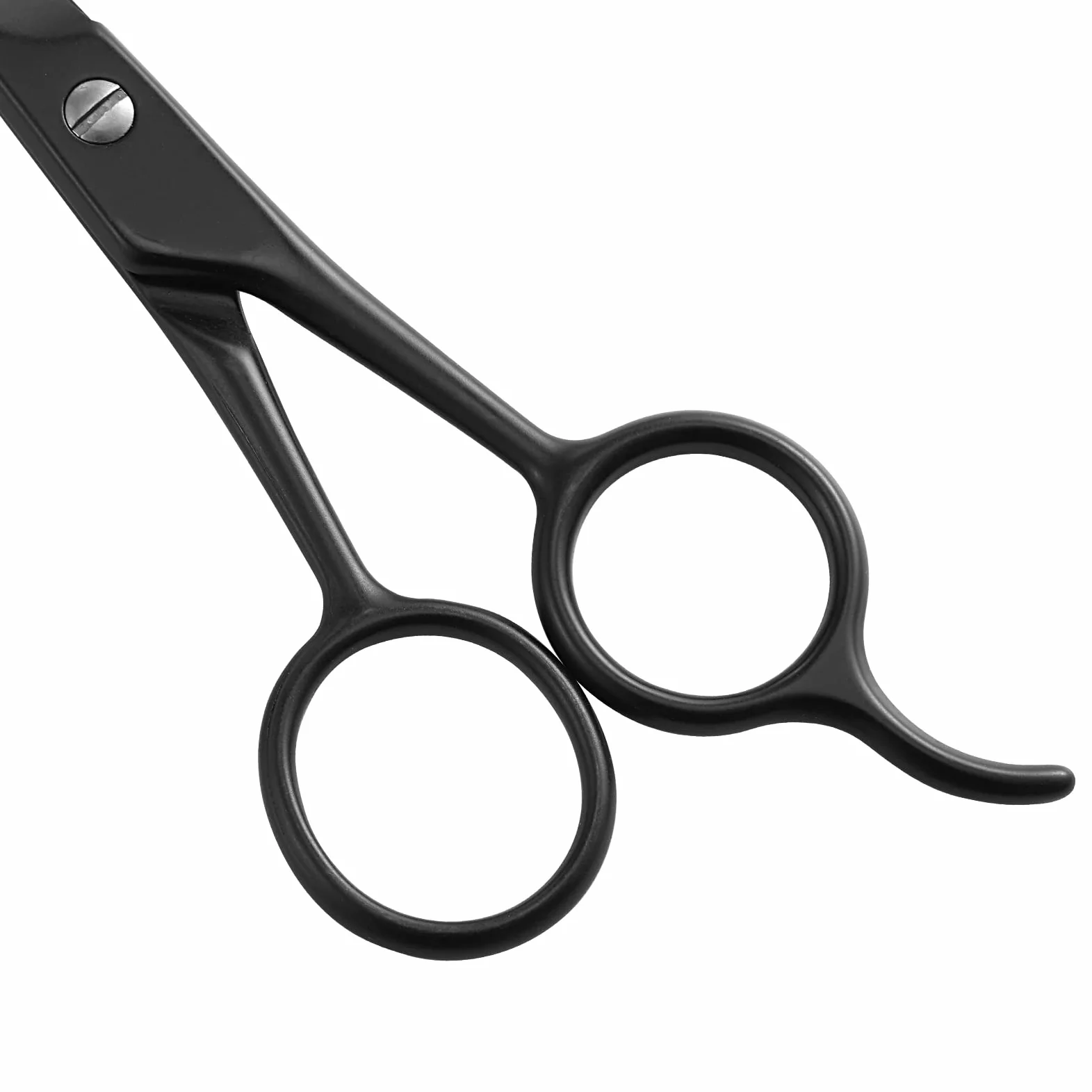 HALO FORGE Tijeras para barba y bigote – Pequeña hoja recta de corte de precisión de acero inoxidable – Tijeras de aseo afiladas para el cuidado personal, cabello facial y cuerpo – Regalo para mujeres
