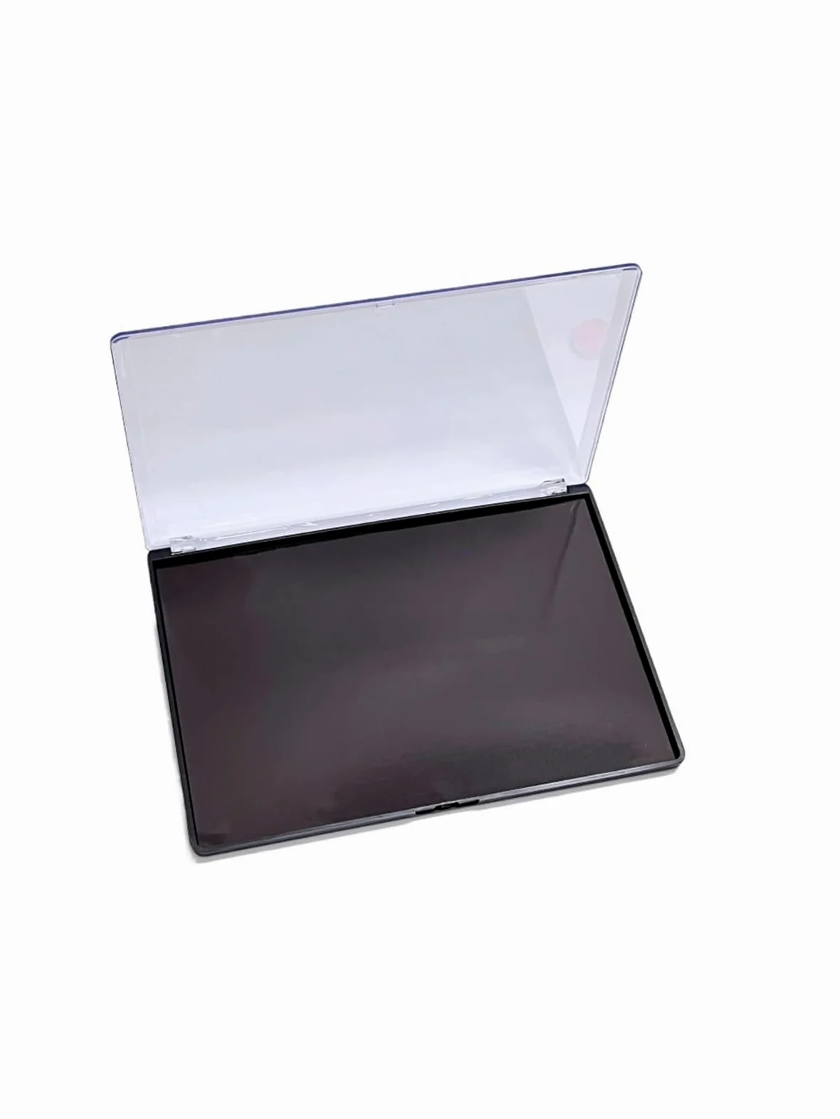 Paleta De Sombras De Ojos VacíA 5 unids/lote, sin logotipo, paleta de sombra de ojos de plástico magnético vacía grande, Caja de almacenaje for maquillaje XL con cubierta transparente