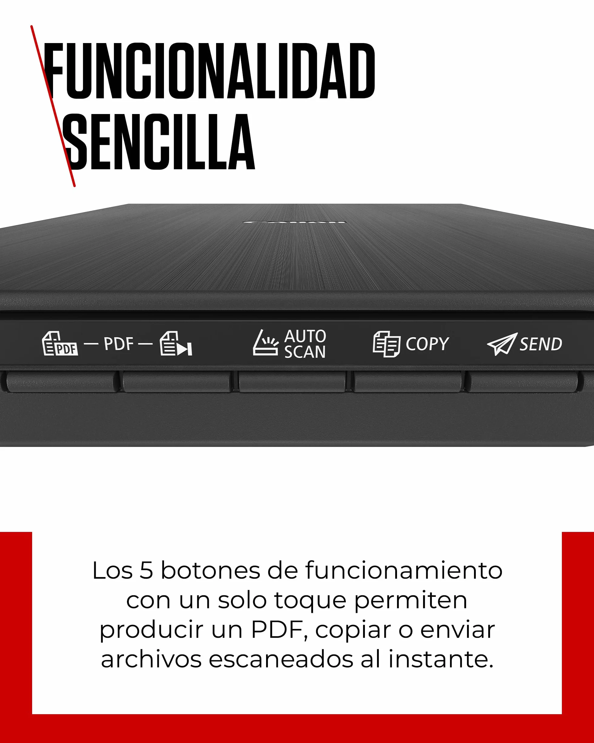 Canon CanoScan LiDE 400 Escáner Plano A4 4800x4800ppp Negro