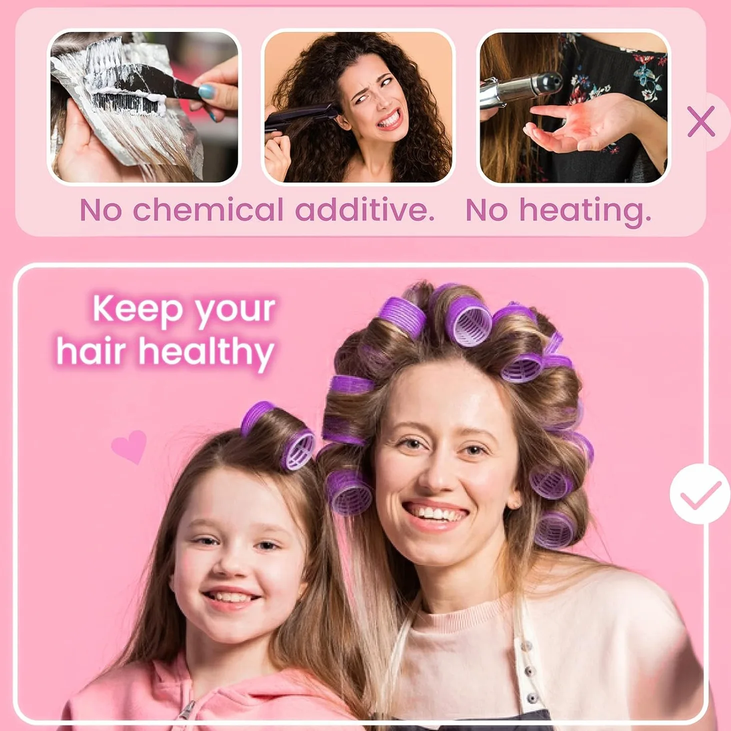 38 rodillos de pelo de tamaño jumbo con bolsa de cosméticos grande gratis, 12 clips, 2 tamaños (12 x jumbo + 12 x grande), 1 peine, rodillos rizadores de pelo ARTIRNANOG para cabello largo, medio,