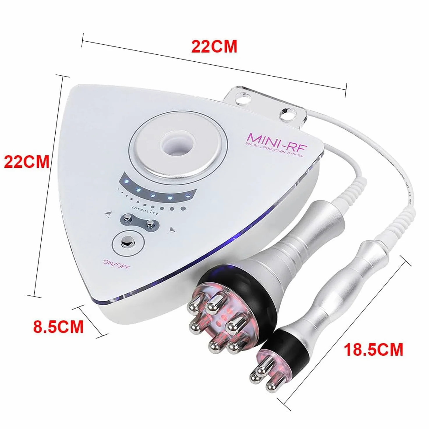 Aparato de Radiofrecuencia Facial y Corporal Antiedad Reafirmante | Masajeador de Radiofrecuencia Corporal, Anticelulítico y Reafirmante Potente, Aparato Reafirmante Facial para Doméstico