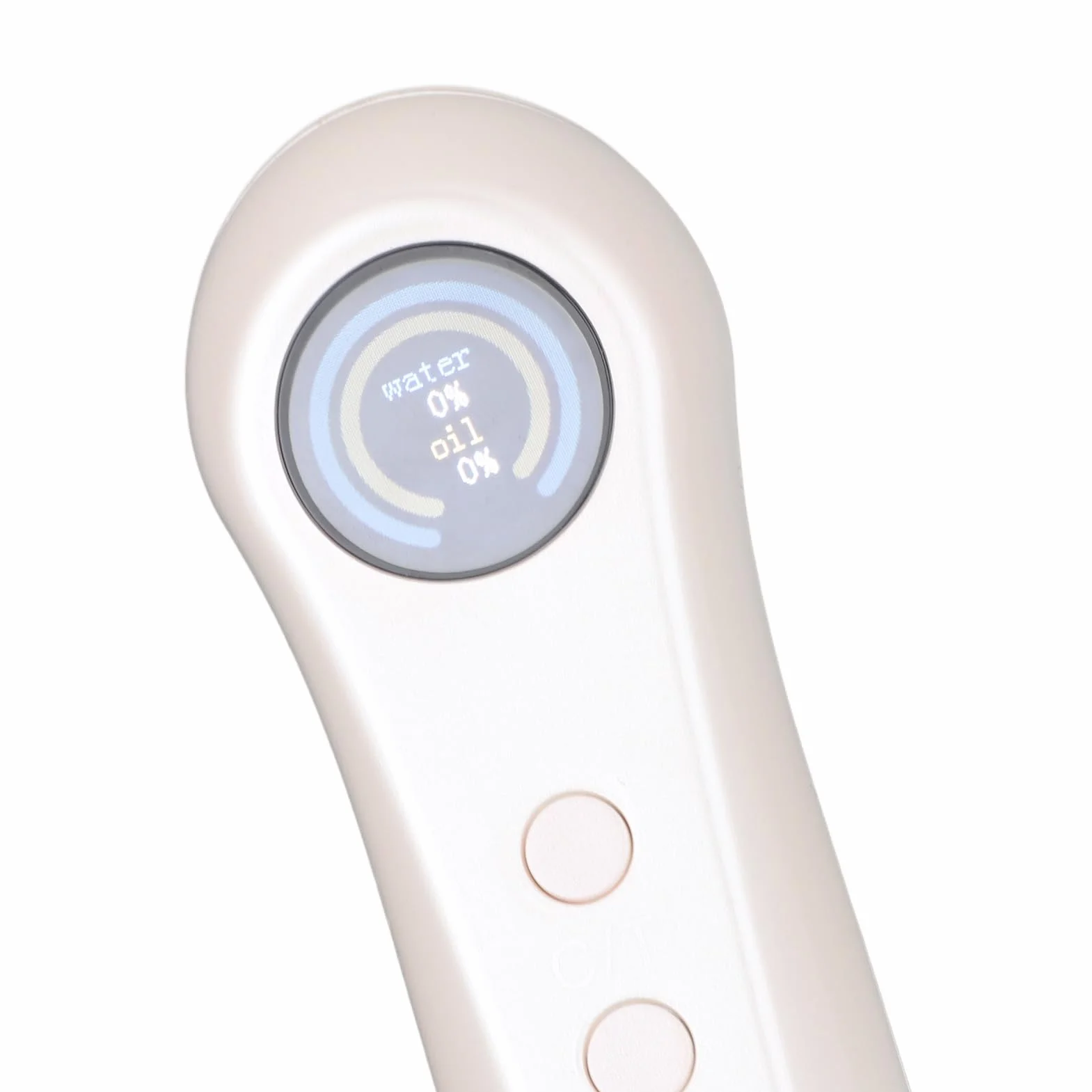 Analizador Digital de Precisión del Contenido de Aceite de la Piel, Monitor Detector de Probador de Humedad Facial, Analizador de Humedad de la Piel para Niñas y Mujeres