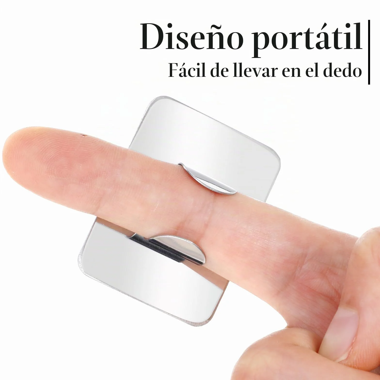 Paleta de mezcla de maquillaje de acero inoxidable para arte de uñas