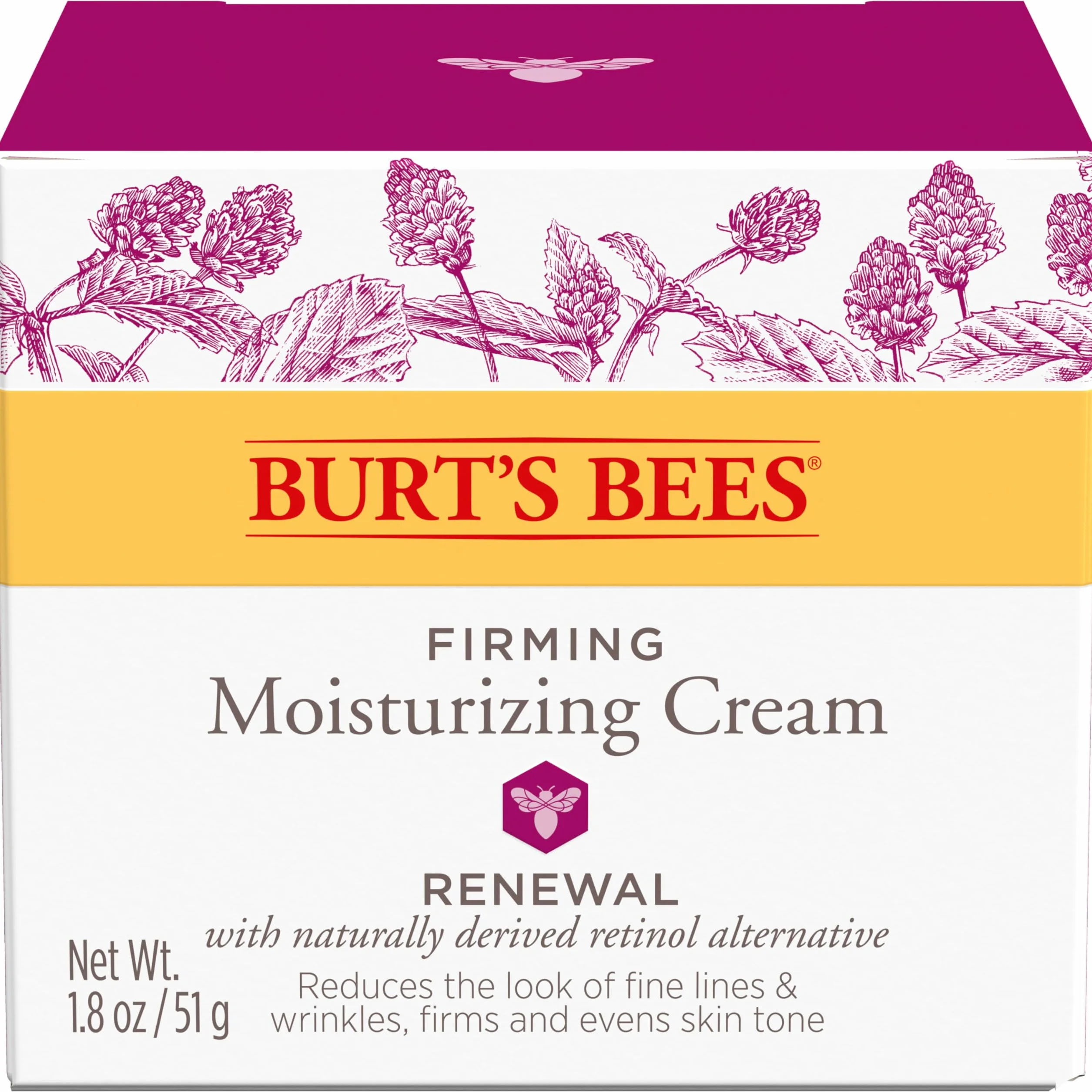Burts Bees, Crema nocturna facial - 54 ml.