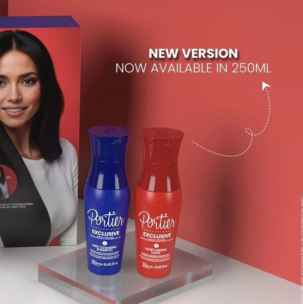 Kit Portier Exclusive Alisamento Progressiva Brasileiro 2x250ml
