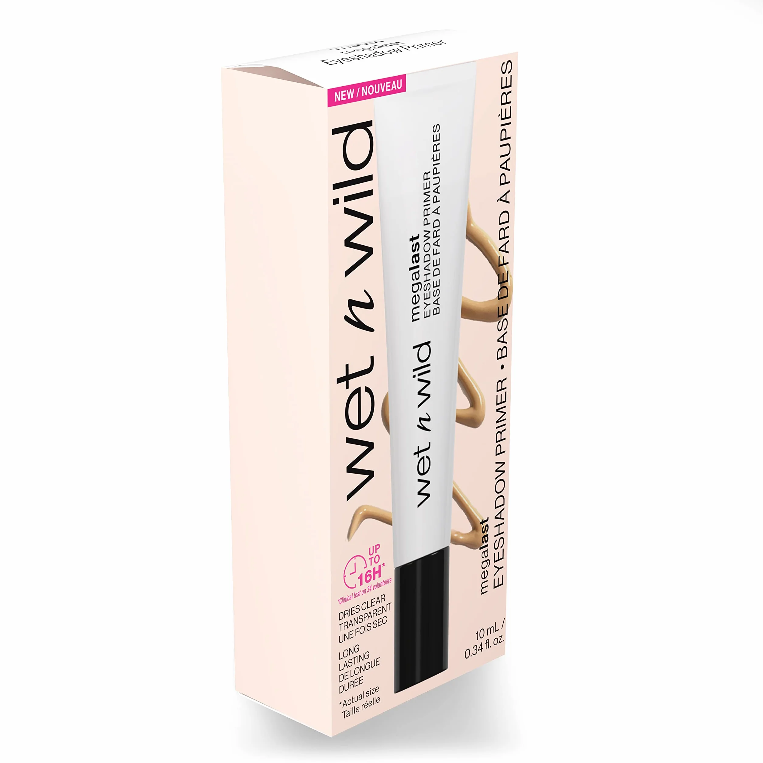 Wet n Wild Megalast Lock n' Shine Dual-Ended Lip Color Clear Gloss Dark Wisteria