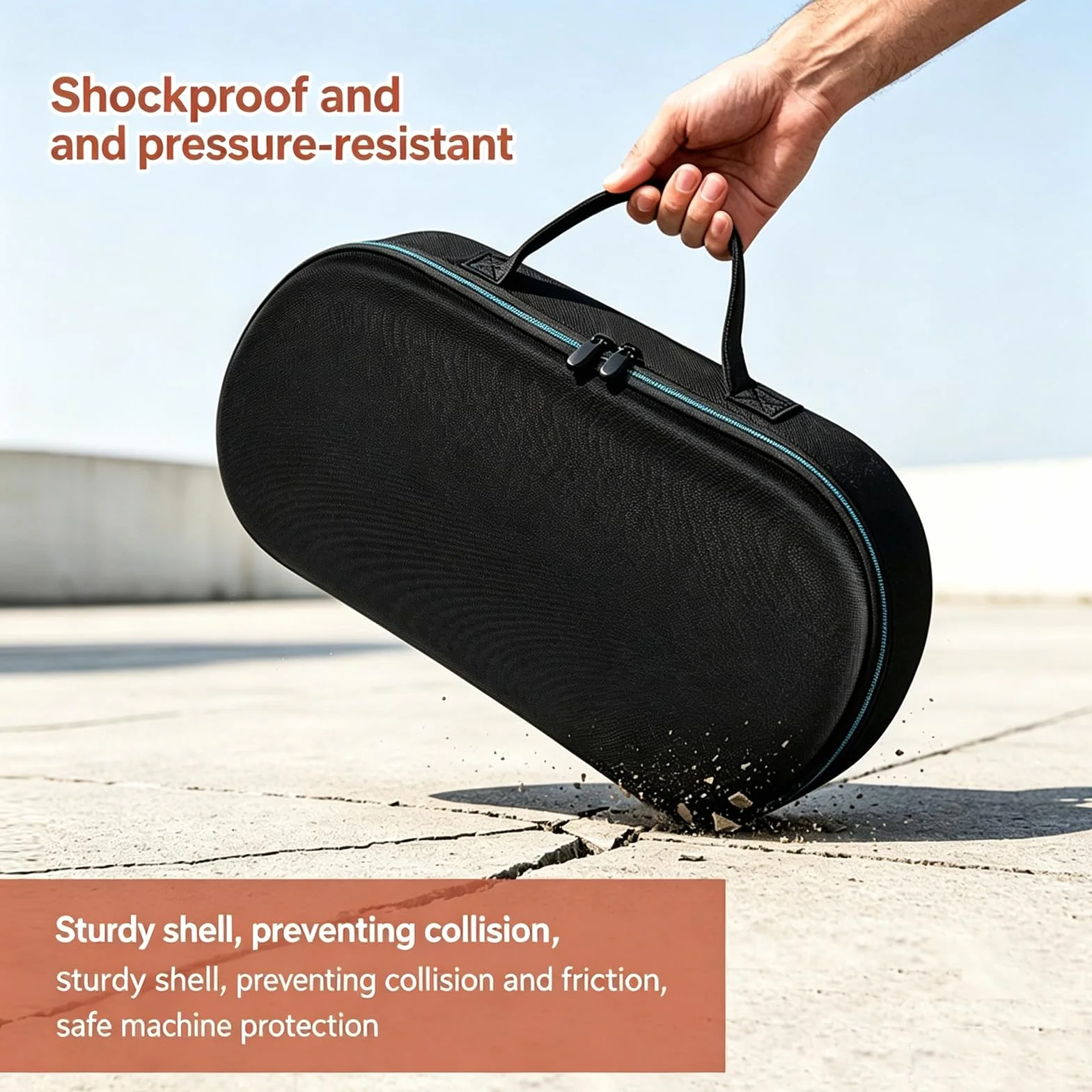 Funda de transporte compatible con Dy-Son Supernic Travel/HD19, tela Oxford impermeable, a prueba de golpes y resistente a los arañazos, bolsa de almacenamiento de viaje para secador de
