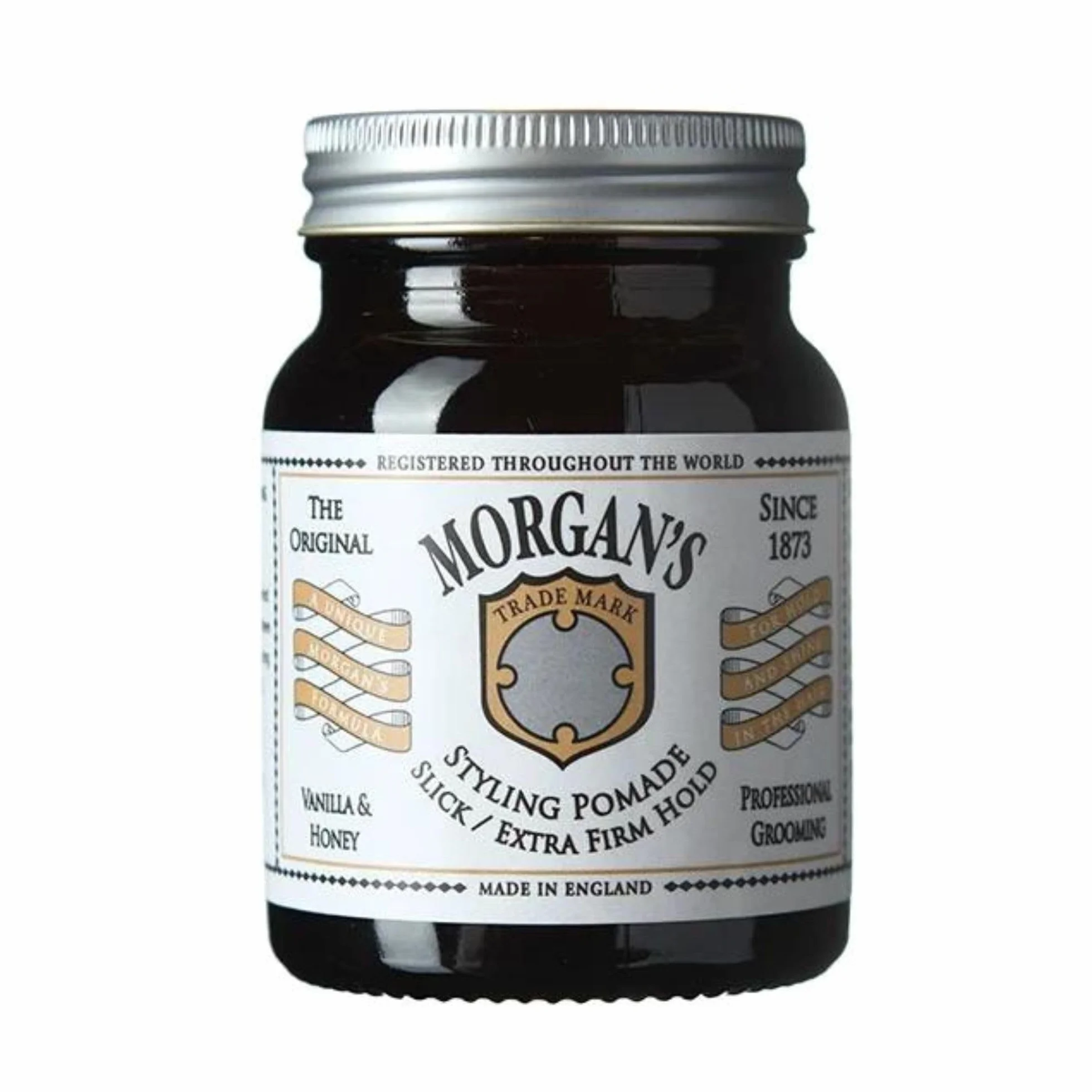 Morgan's Pomade Pomada para Estilizar Cabello 100g Alta Brillo Fuerte Sujeción Cabello Grueso