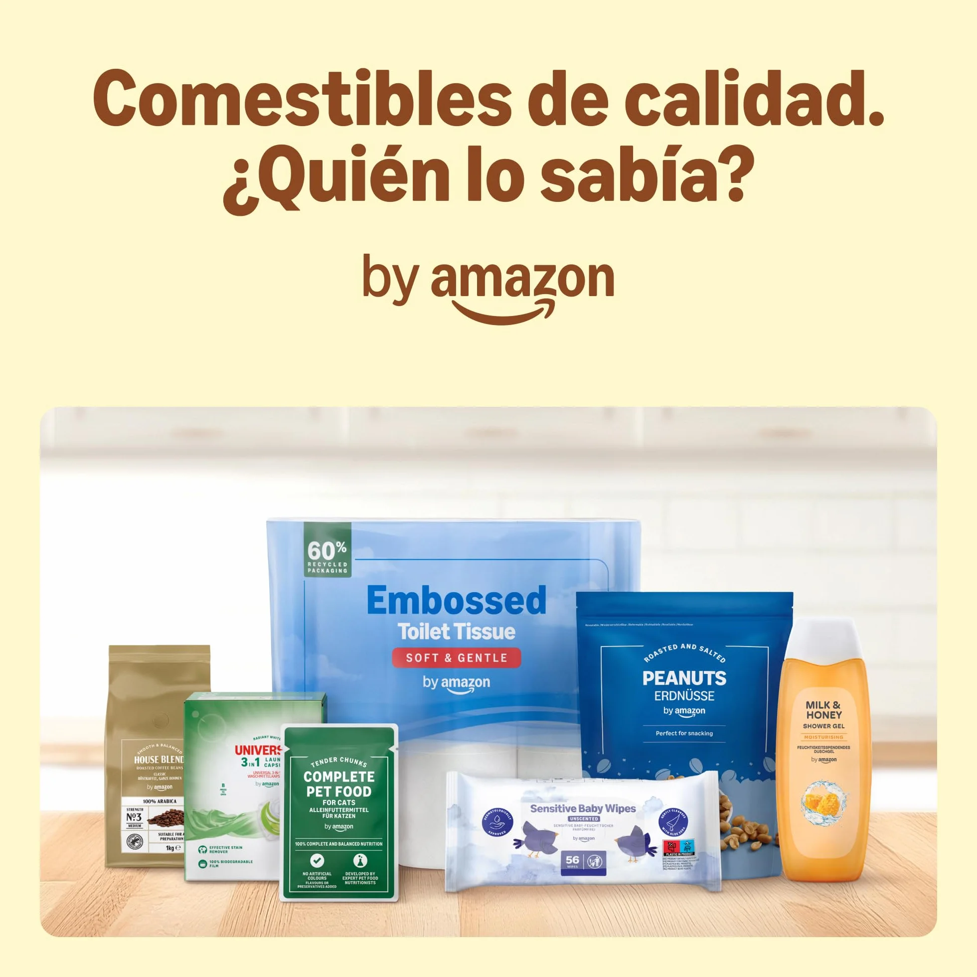 Amazon Recambio de jabón de manos de miel y leche, 2 x 1000 ml