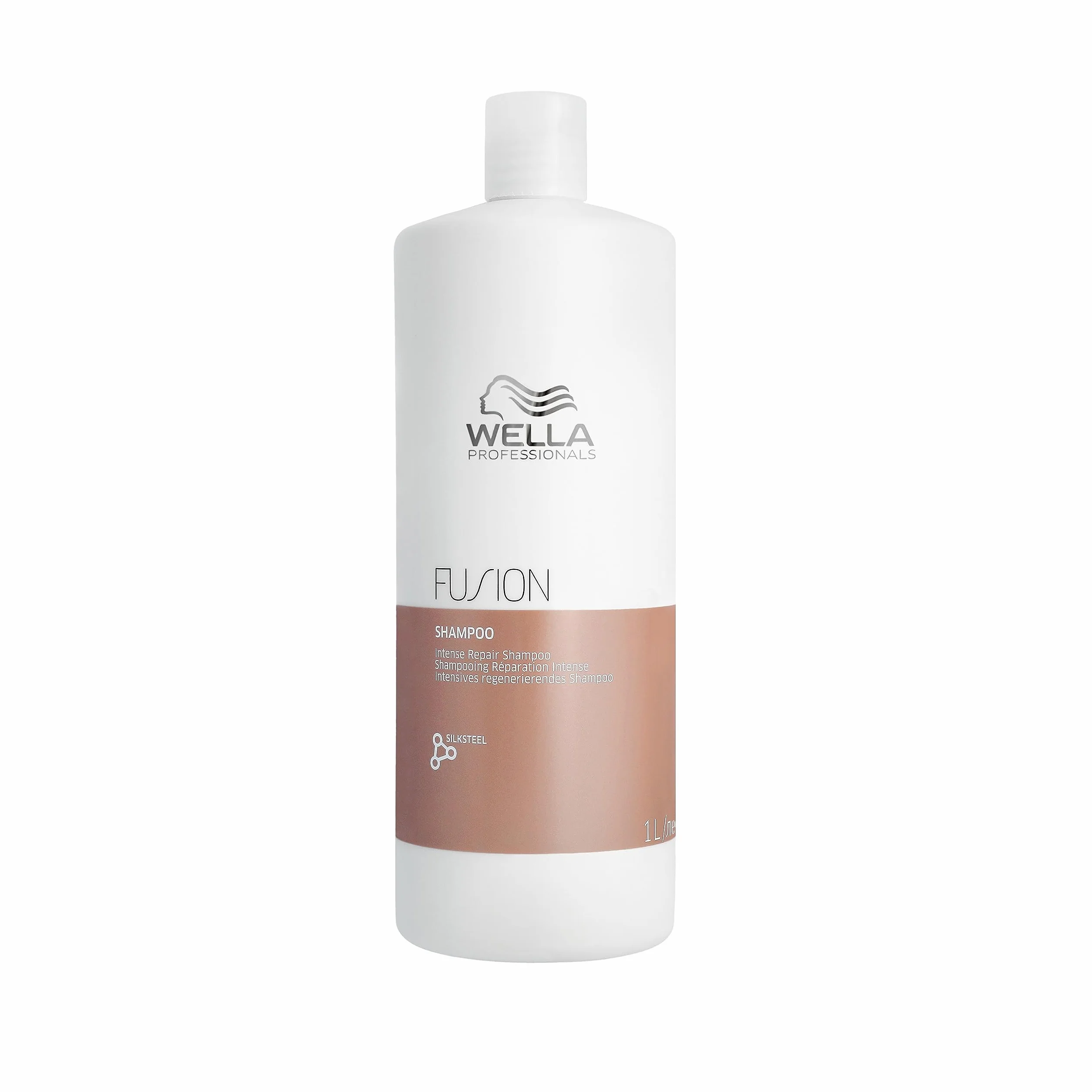 Wella Professionals FUSION Champú Reparación Intensa Cabello Seco Dañado Brillo Anti Rotura