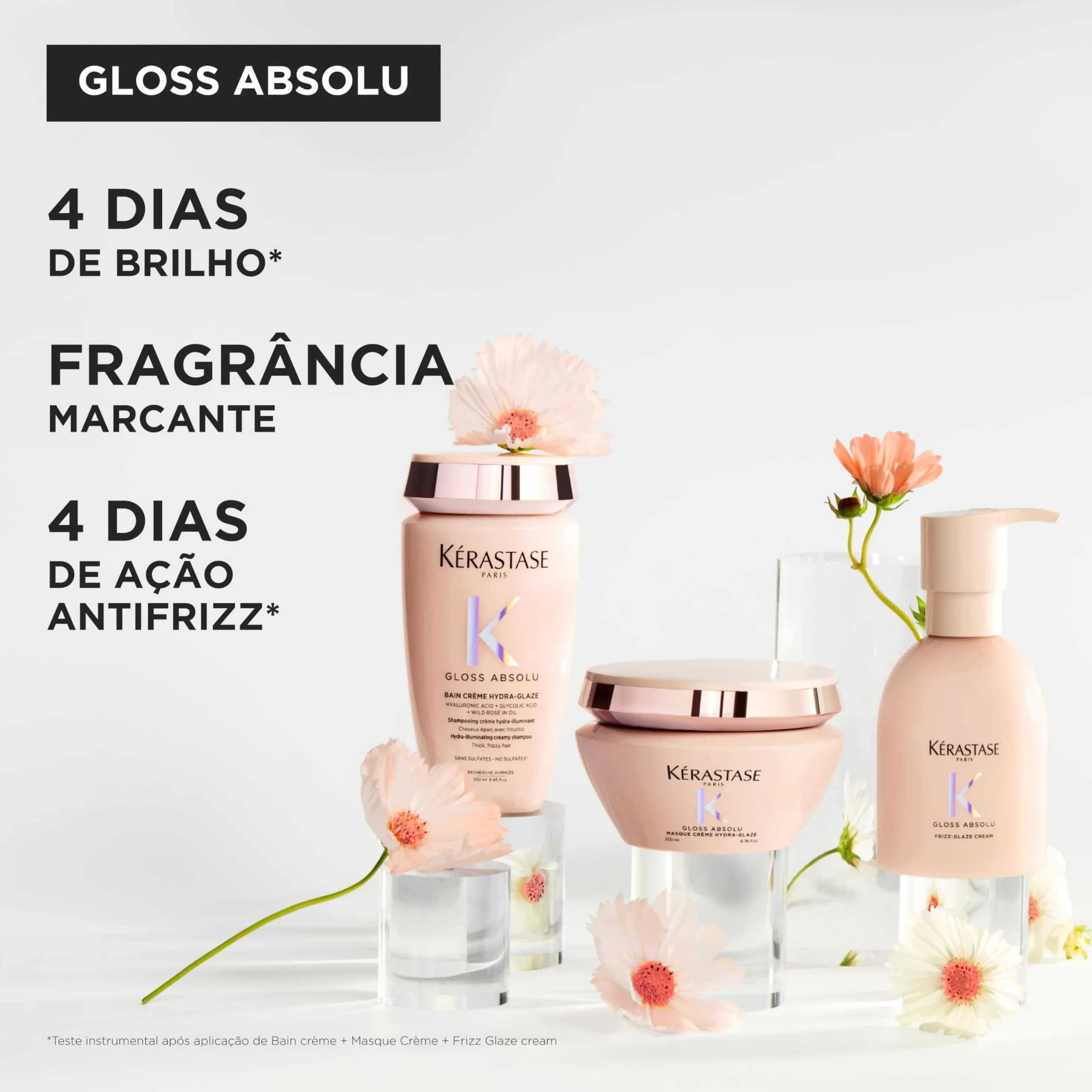 Kérastase Gloss Absolu Masque Crème Hydra-Glaze Mascarilla Cabello Encrespado 200 ml