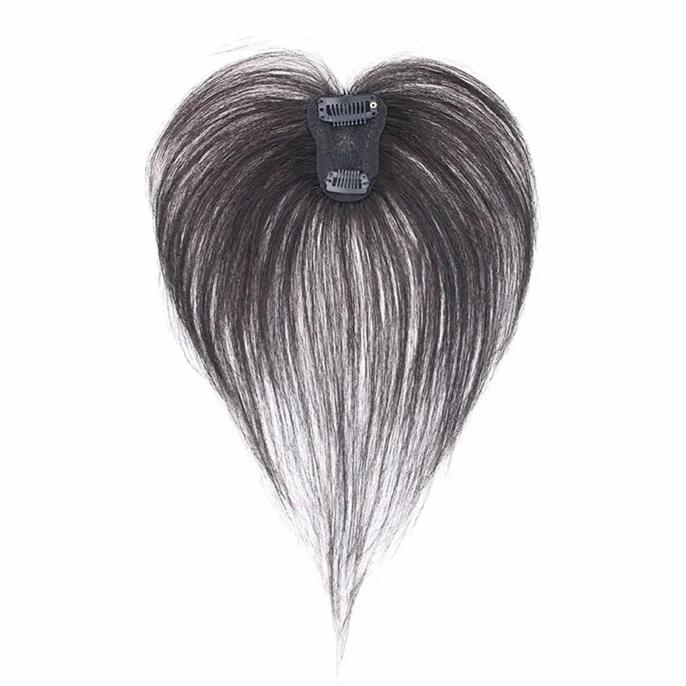 Extensión capilar con clip para flequillo, cobertura de 360° para mujeres con cabello escaso, para uso diario añade el volumen del cabello (Mocha)