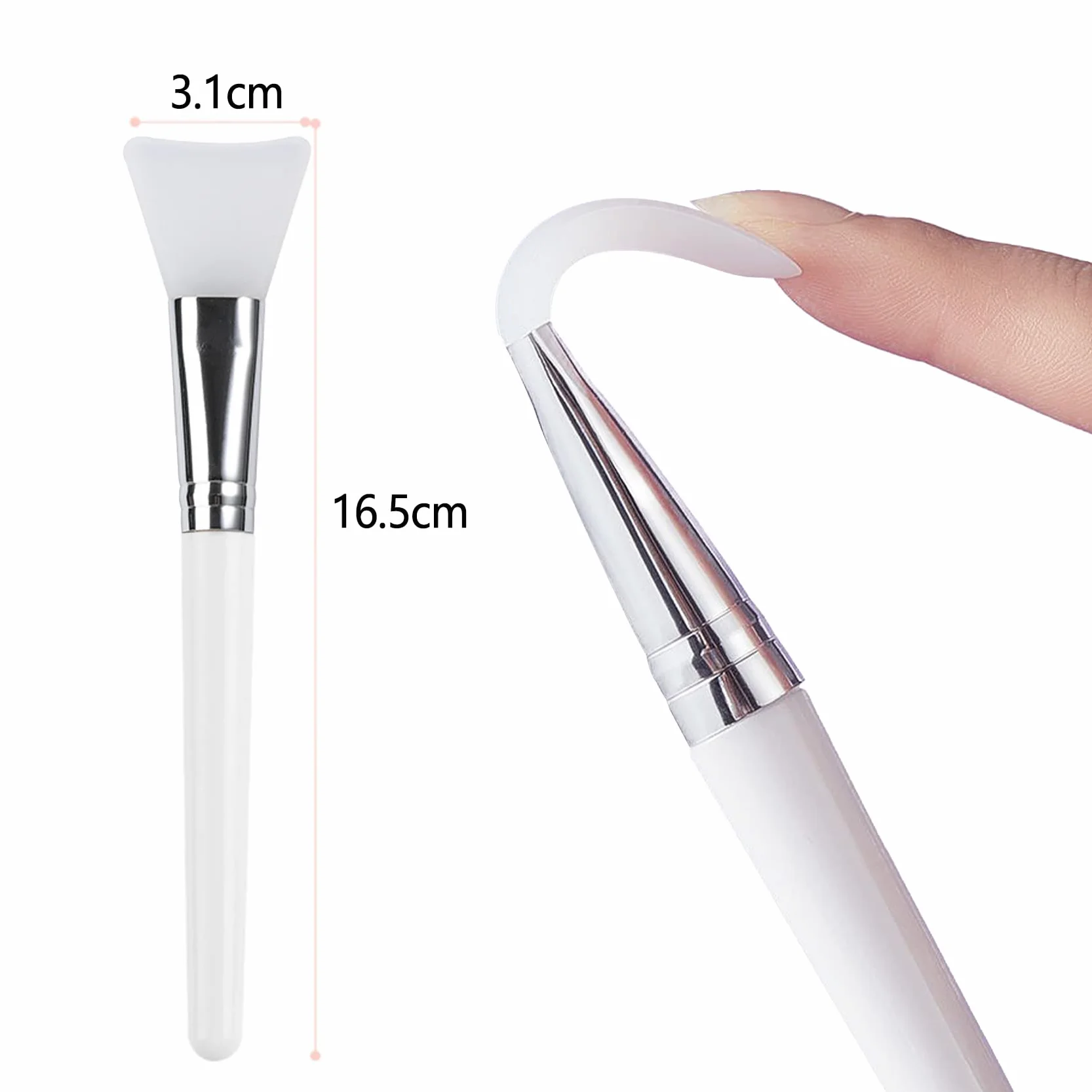 Cepillo de Mascarilla de Silicona Facial, Brochas de Maquillaje para Ojos y Cuidado de Piel