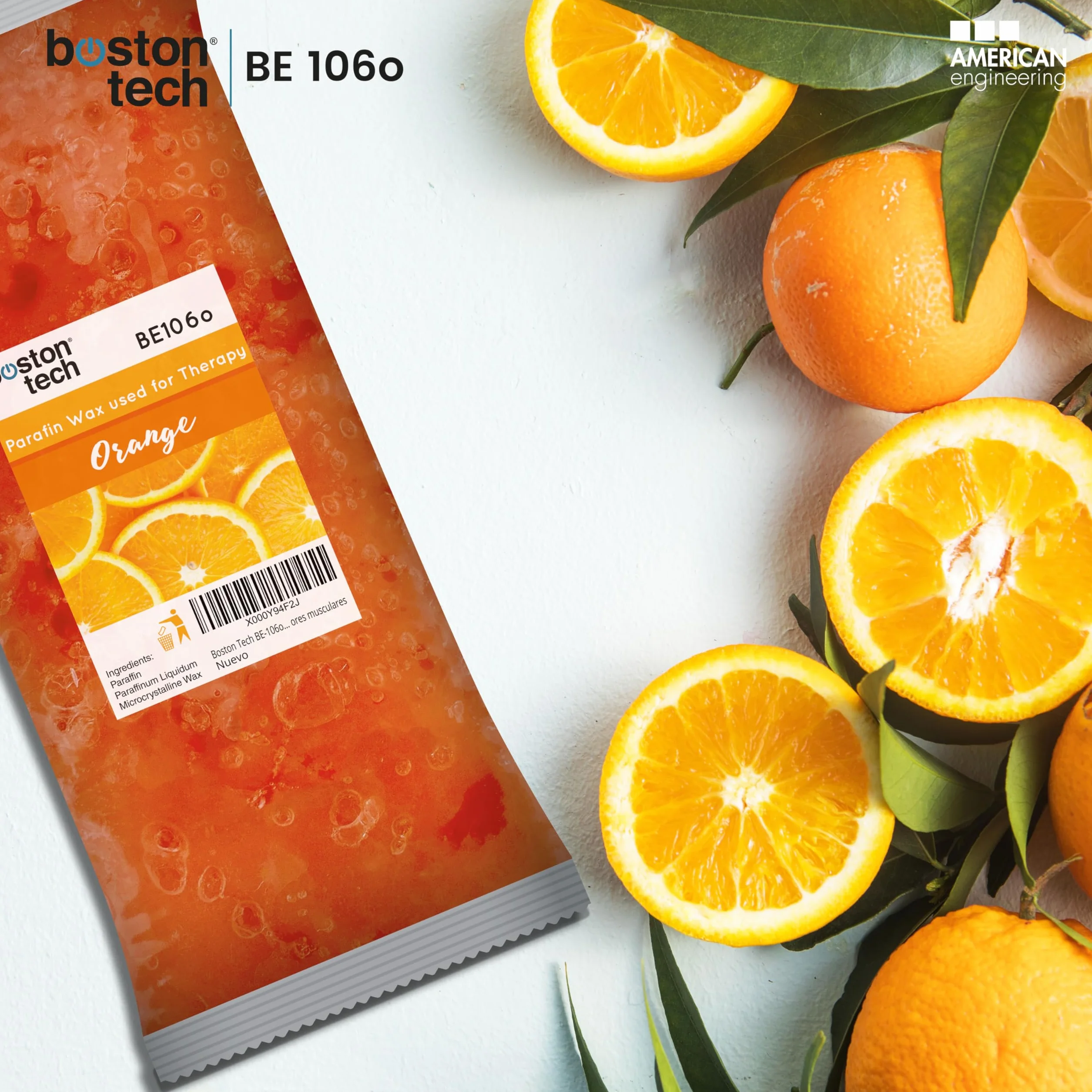 Boston Tech Parafina para Manos y Pies 6 Bloques x 450 gr Antioxidante Hidrata Nutre