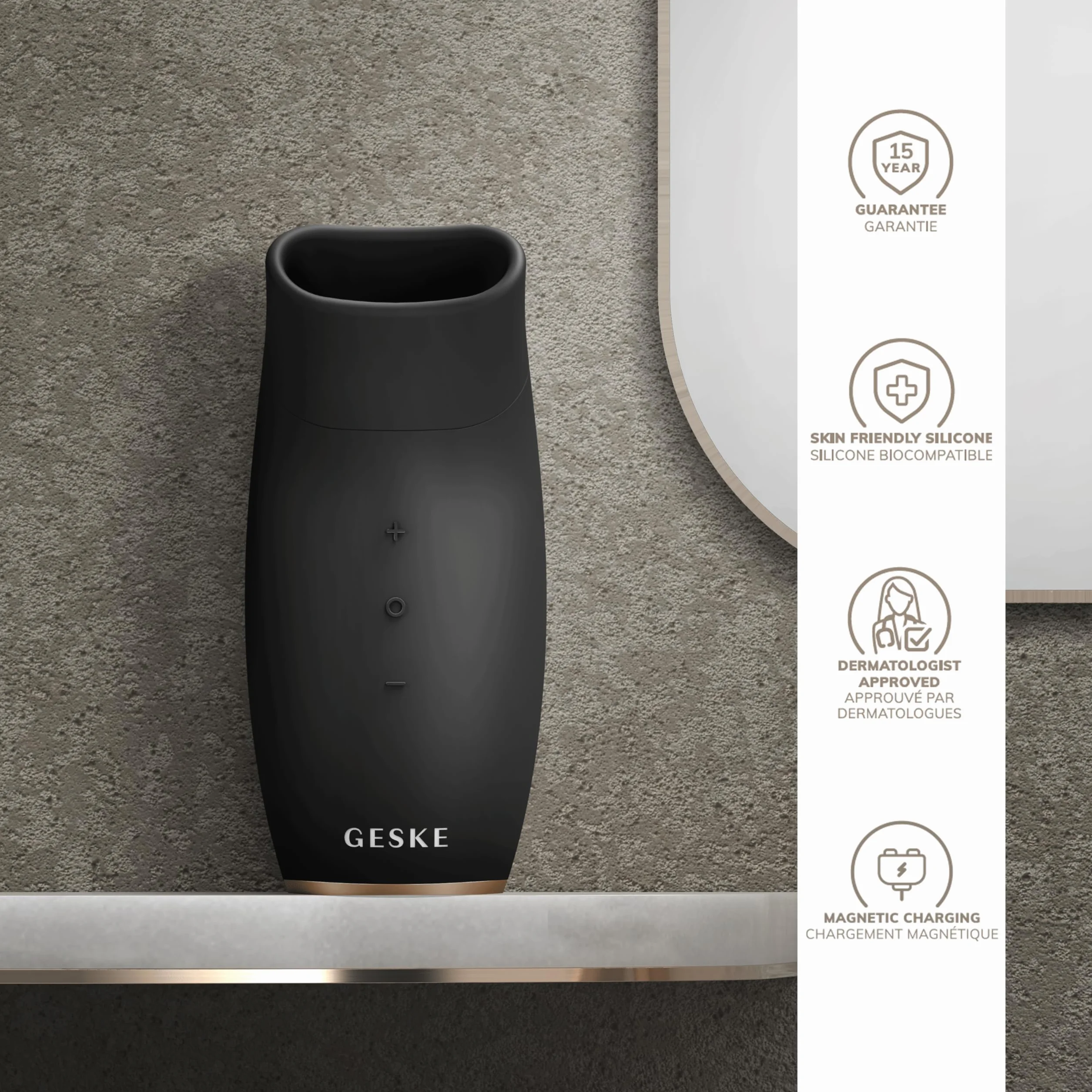 GESKE SmartAppGuided™ Lip Volumizer & Booster 6 en 1 Rellenador de labios automático
