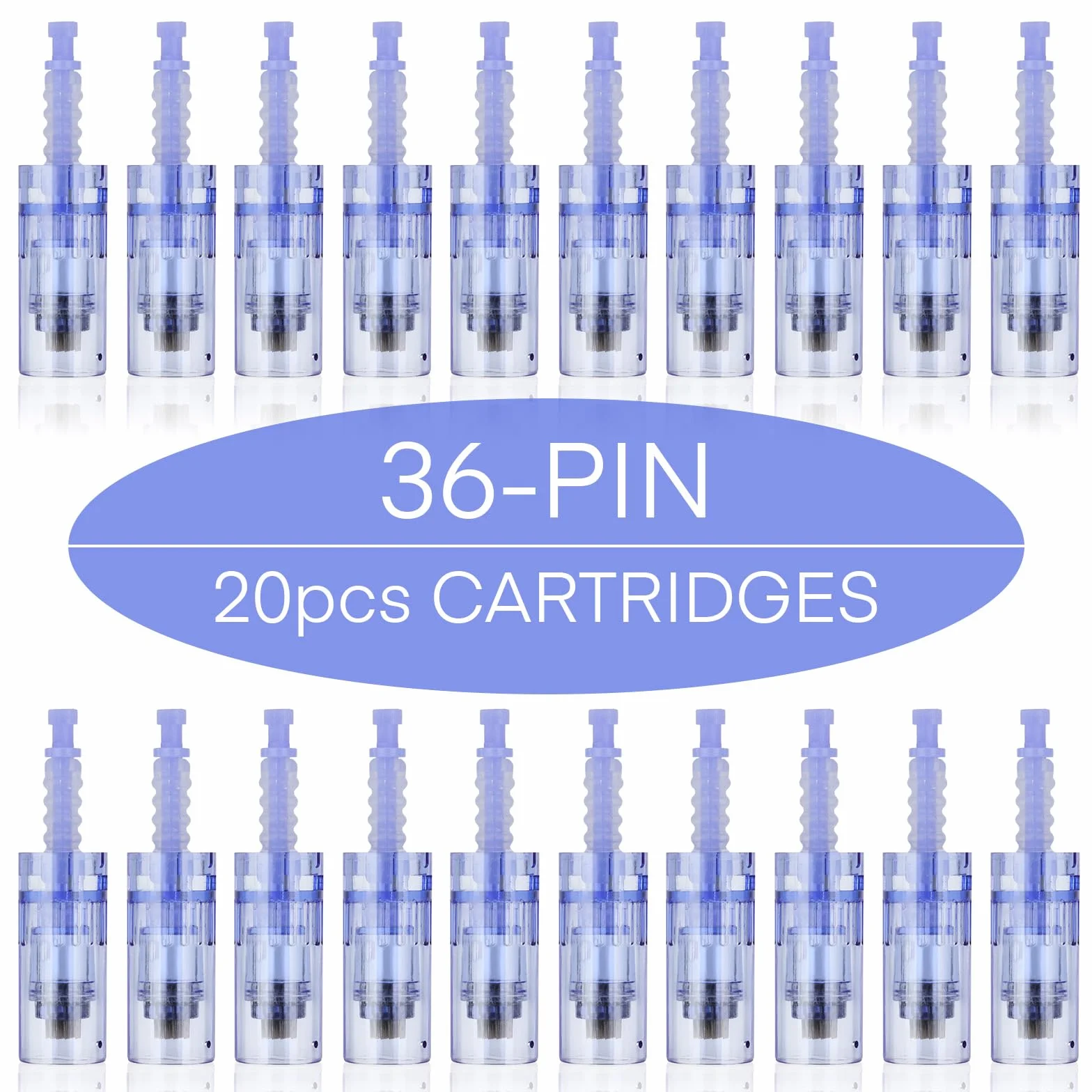 Agujas Dermapen 36 puntas Cartuchos Microneedling para Derma Pen ULTIMA A6 A10 M5 M7 Ranura Bayoneta