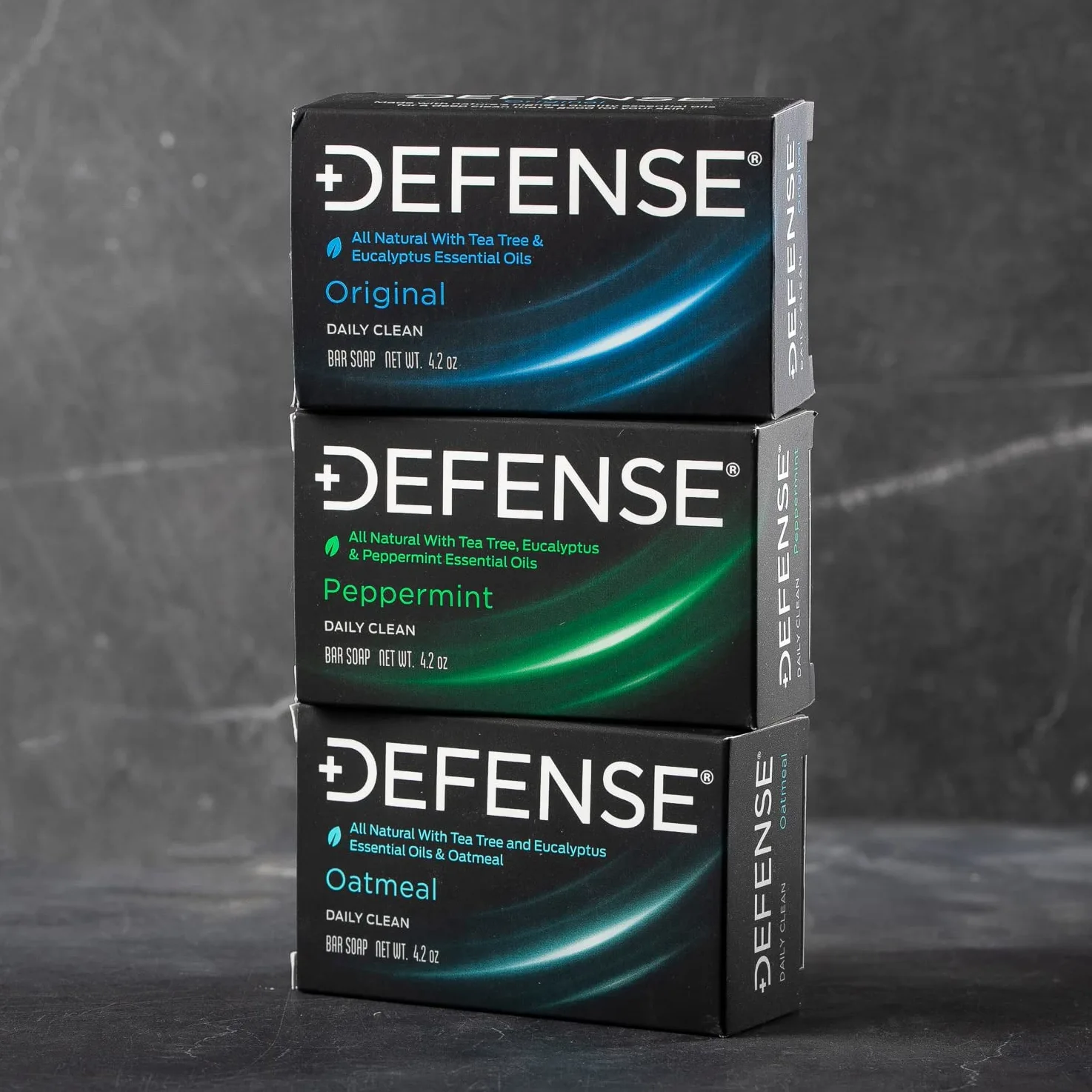 Defense Soap 3 Bar Soap Set - Original, Peppermint, and Oatmeal