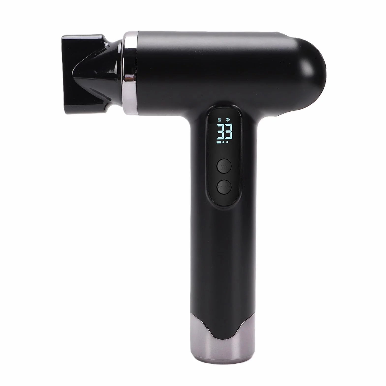 Secador de Pelo Inalámbrico con Batería de 15000 MAh - Secador de Pelo Portátil Recargable por USB con Boquilla para Viajes y Peinados en Dormitorios