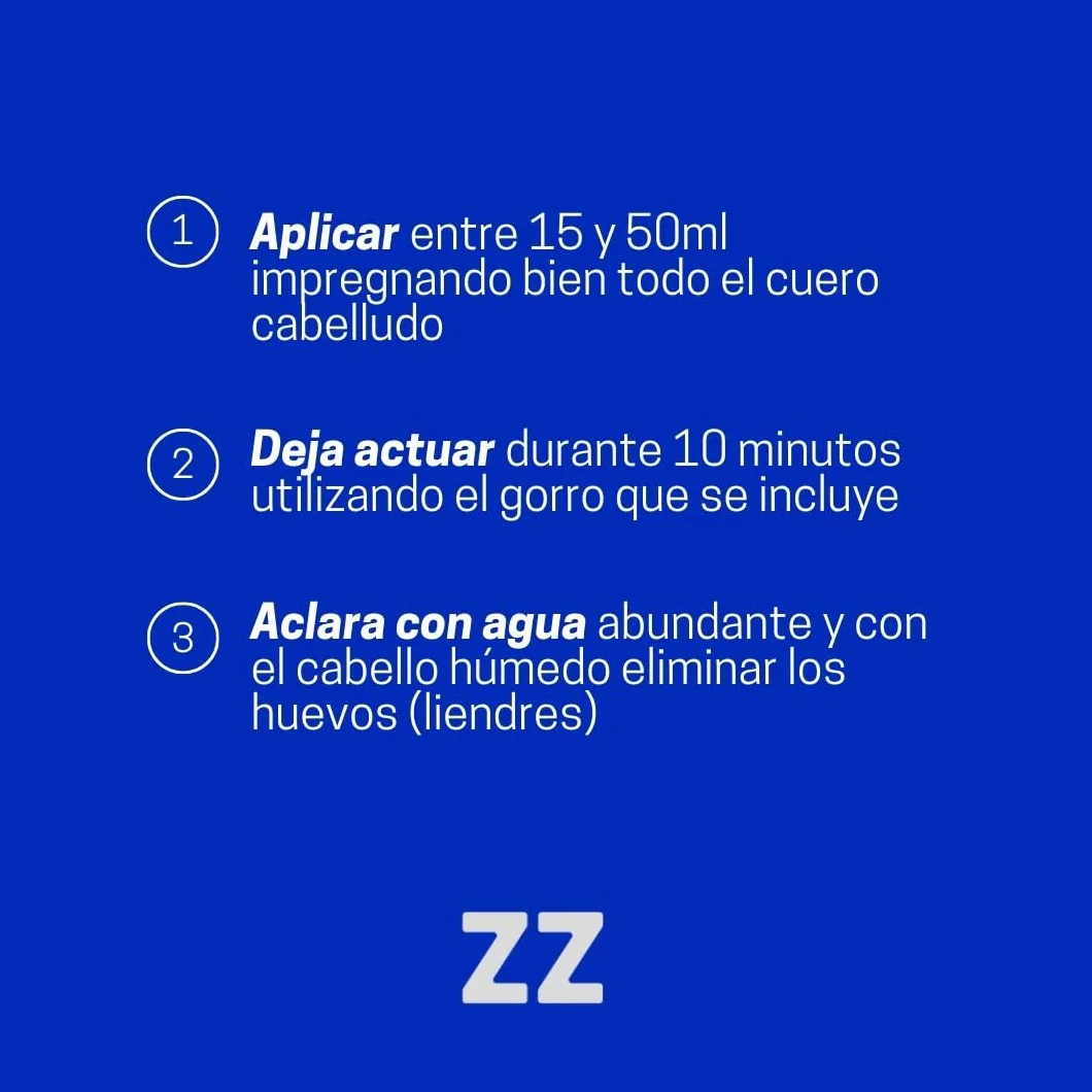 Loción Capilar Antipiojos con Permetrina 100 ml Tratamiento Integral