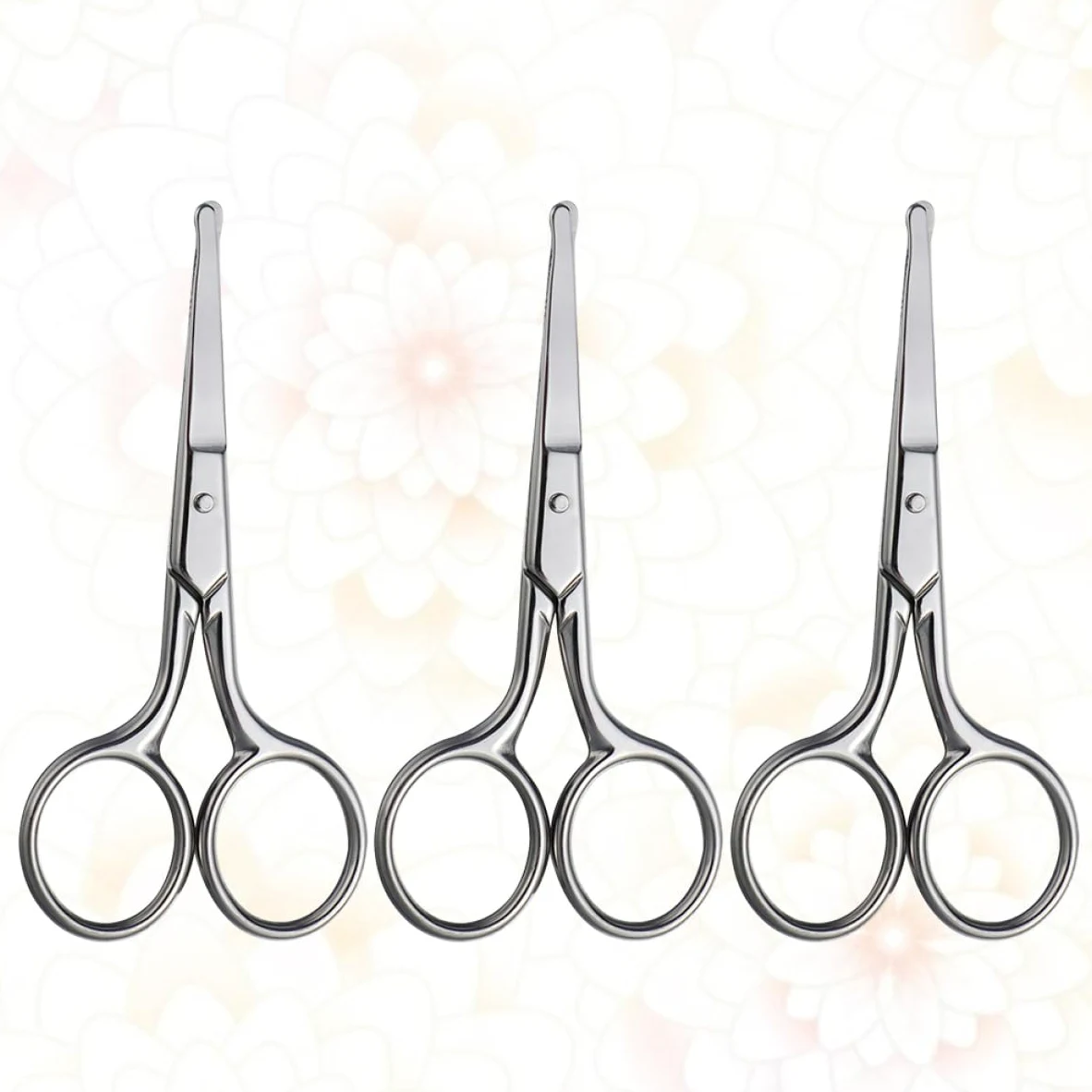 9piezas Tijeras De Cejas y Recortador De Nariz De Acero Inoxidable Diseño Seguro y Práctico Para Corte Preciso Cejas y Vello Nasal