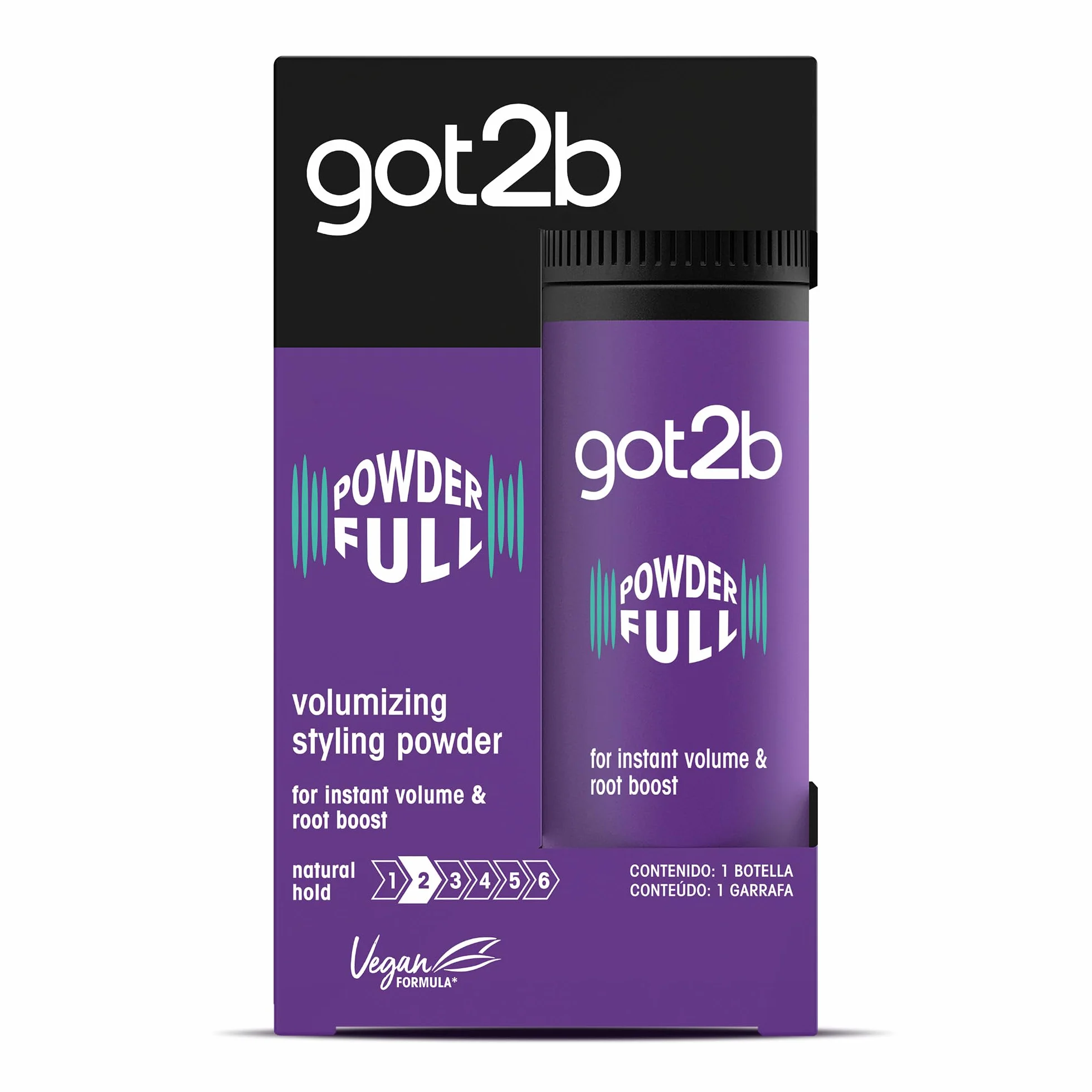 Got2B Polvo Texturizante Volumen Powderful 10 g, polvos de volumen instantáneos, fijación media, texturizador cabello acabado natural