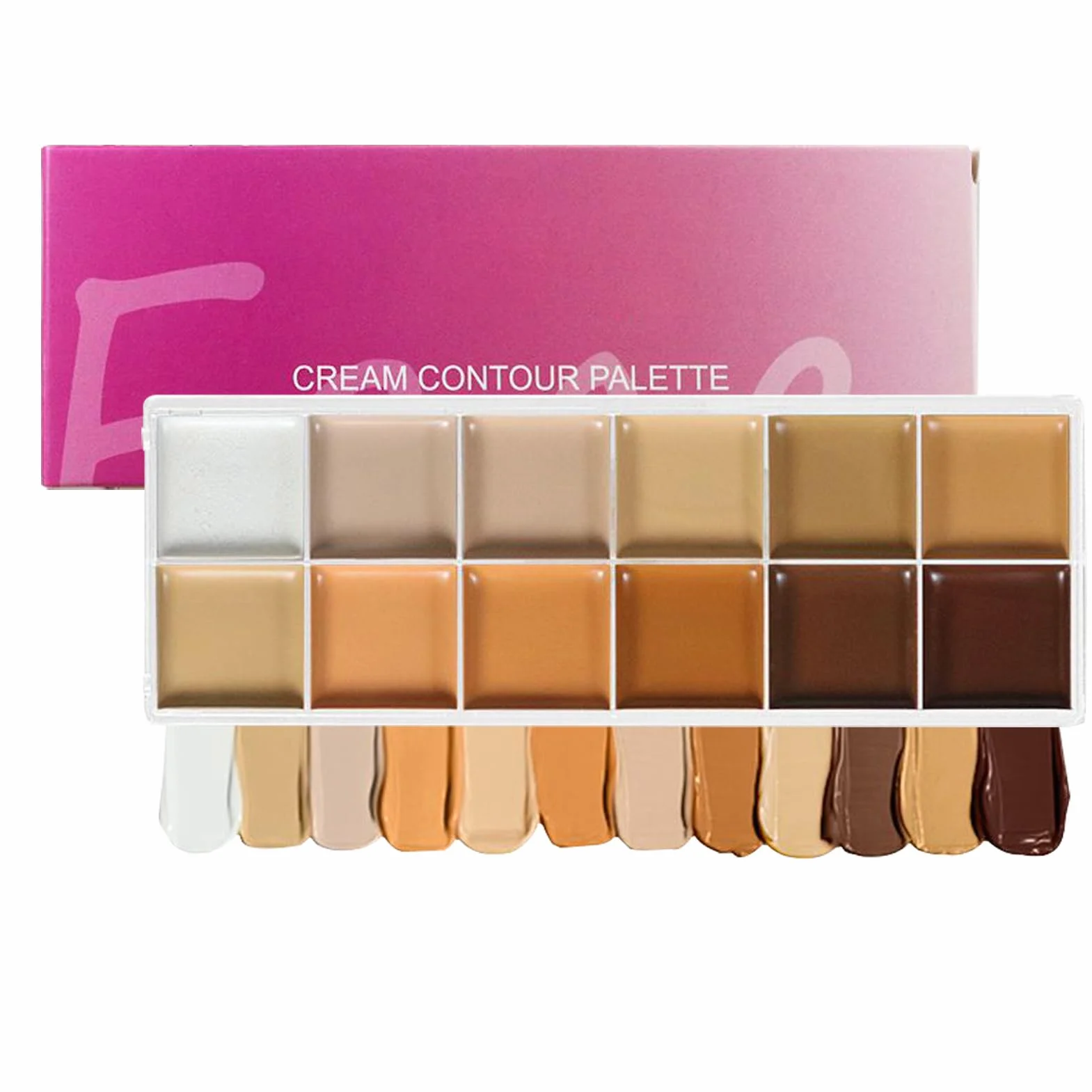 Paleta De Maquillaje En Crema 12 Tonos Correctores Y Base Neutralizante Para Mujeres
