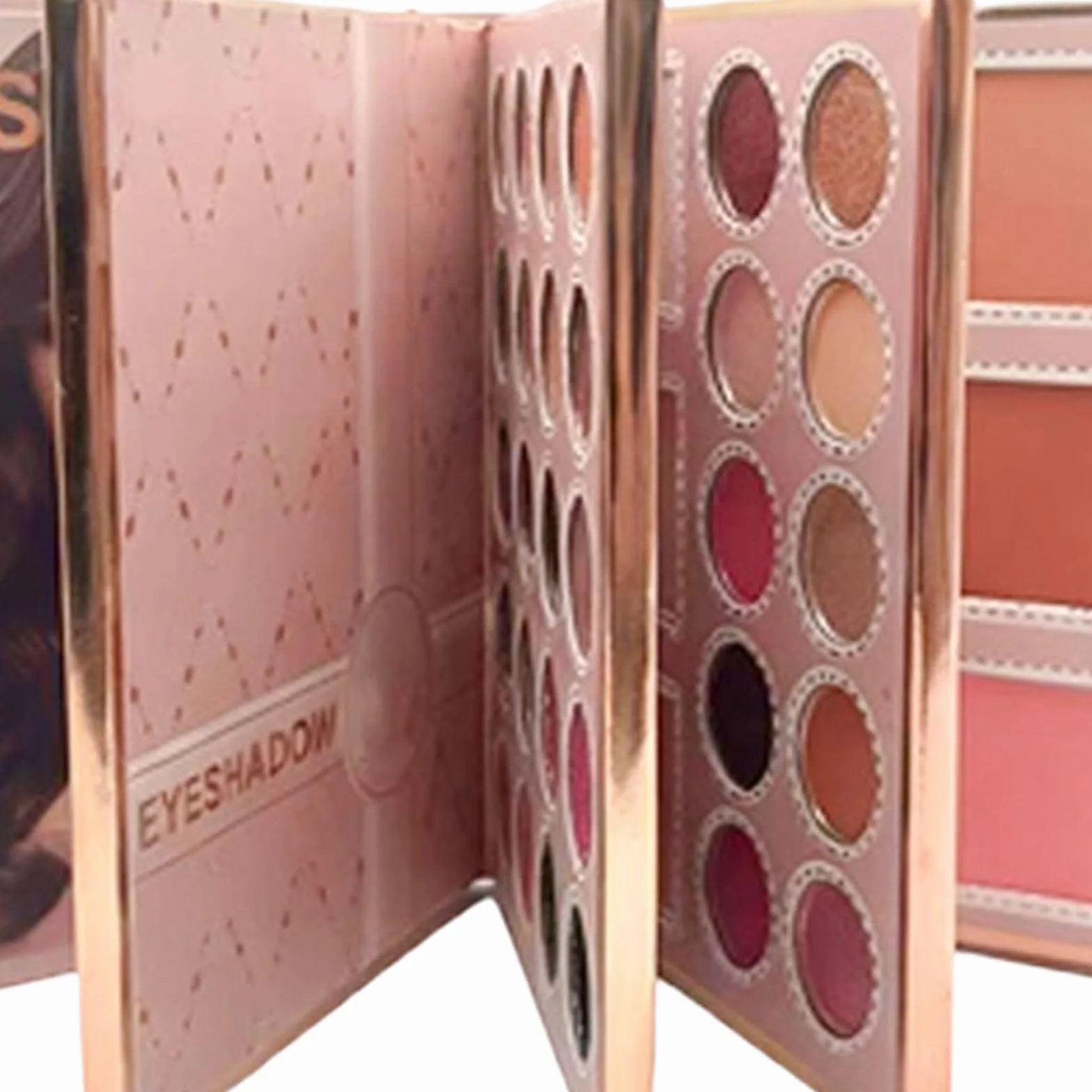 Paleta De Maquillaje Libro Multifuncional Rubor Natural Para Mejillas