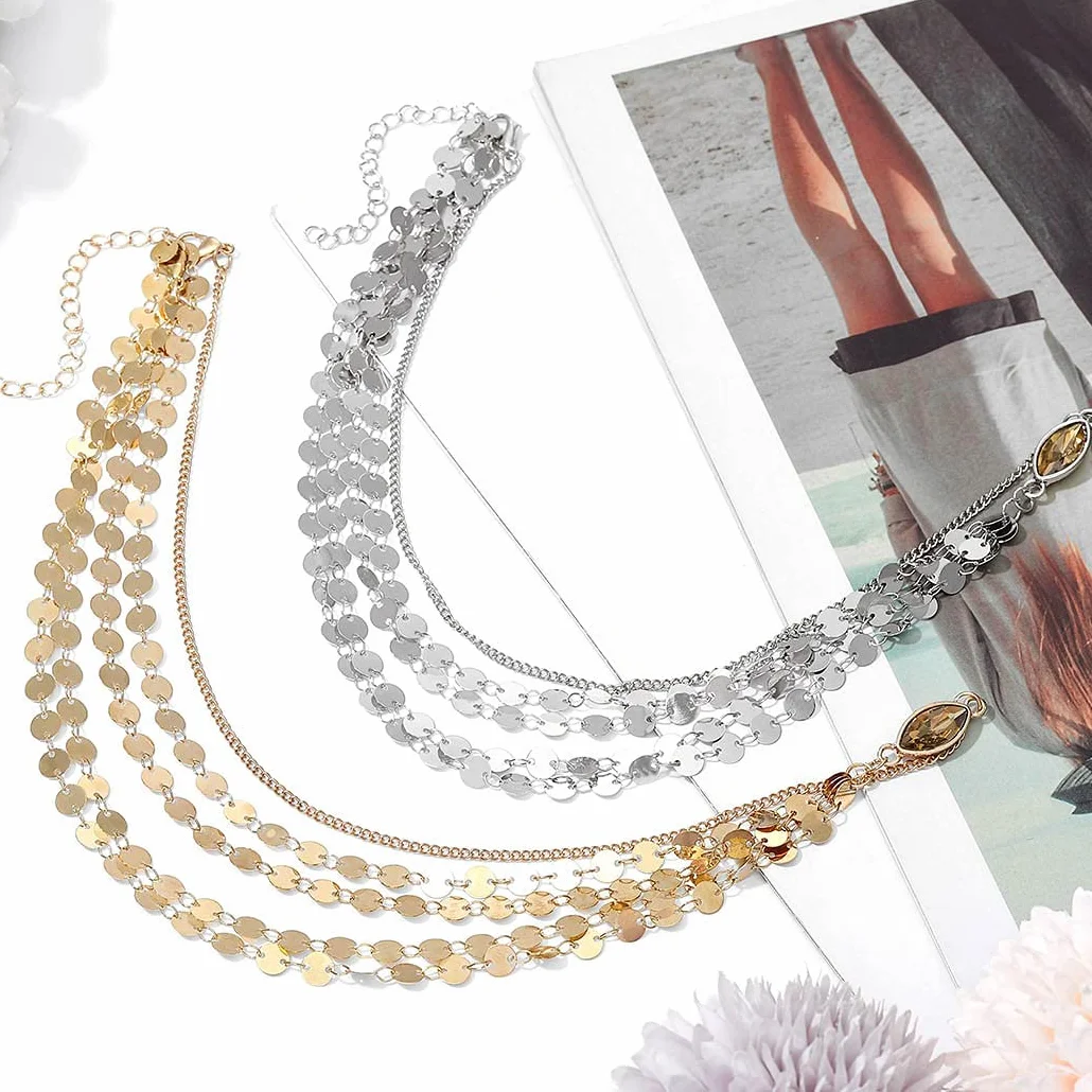 Yean Cadena bohemia de oro para la cabeza accesorio mujer niña