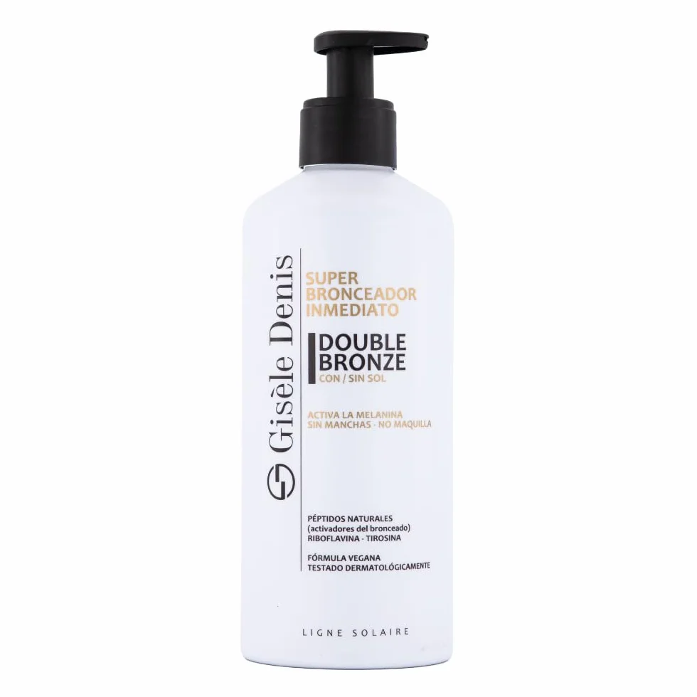 GISÈLE DENIS Super Bronceador Corporal Inmediato Double Bronze 400 ml Crema Acelerador Bronceado Cuerpo