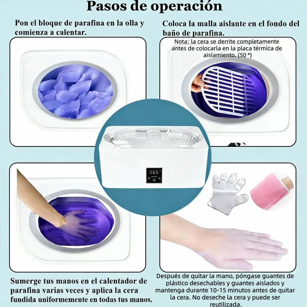 Baños de parafina Gris